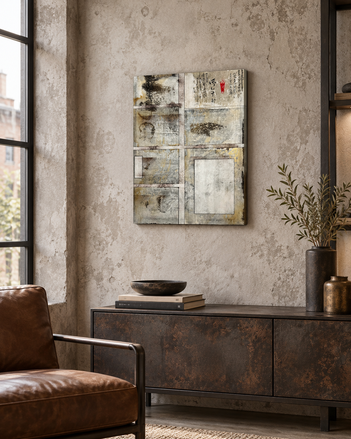 Fragments of Stillness | Japanese Mixed Media Art – Sergio Aranda