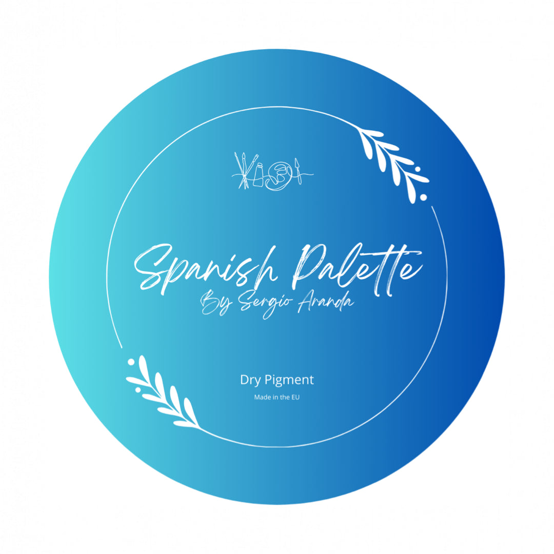 Discover the Essentials: The 4-Pigment & Brush Set by Spanish Palette