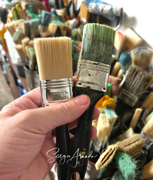 Cleaning brushes properly is essential