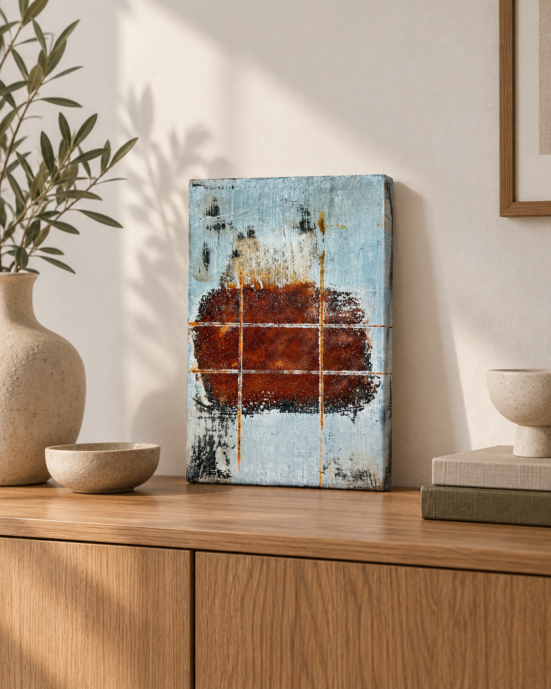 Erosion of Order | Original Abstract Painting – Sergio Aranda