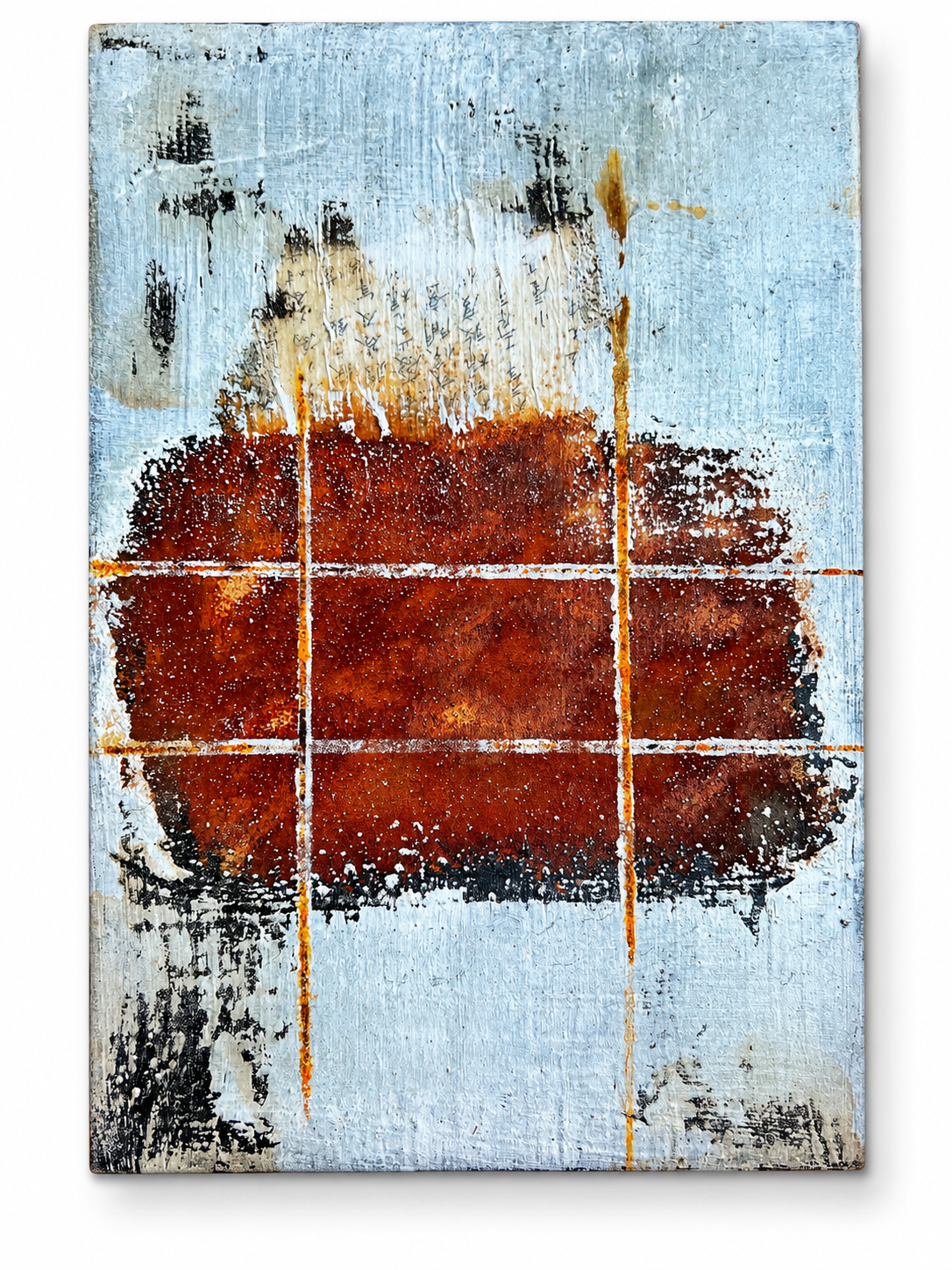 Erosion of Order | Original Abstract Painting – Sergio Aranda