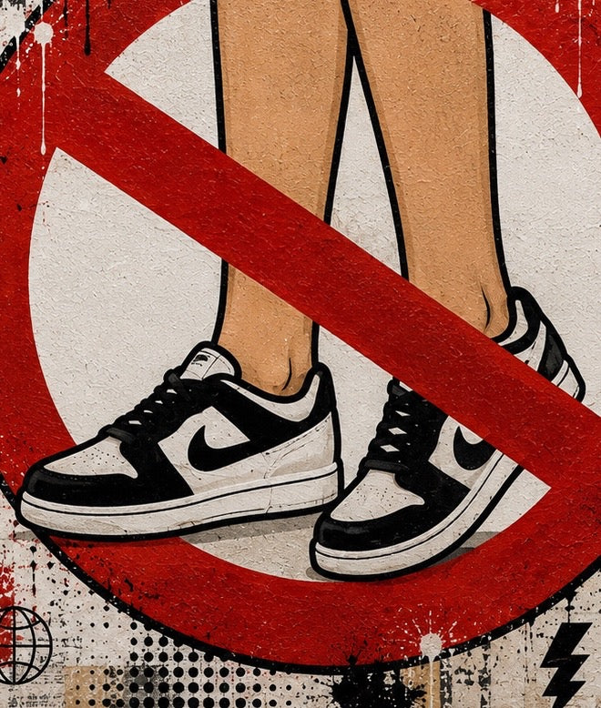 Just Don't Follow – Original Contemporary Urban Pop Art Painting