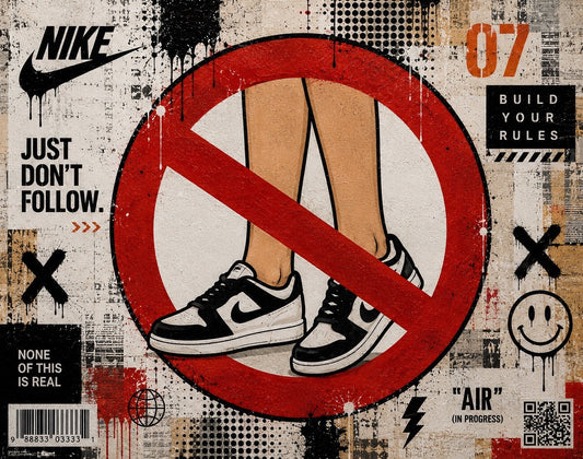 Just Don't Follow – Original Contemporary Urban Pop Art Painting