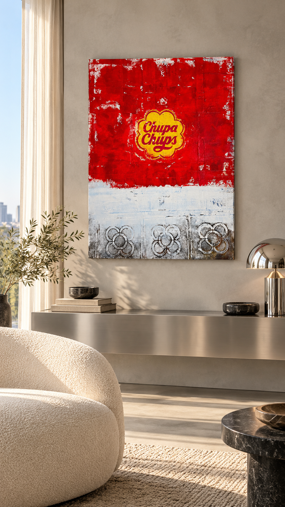Chupa Chups Pop Art | Original Vintage Advertising Painting