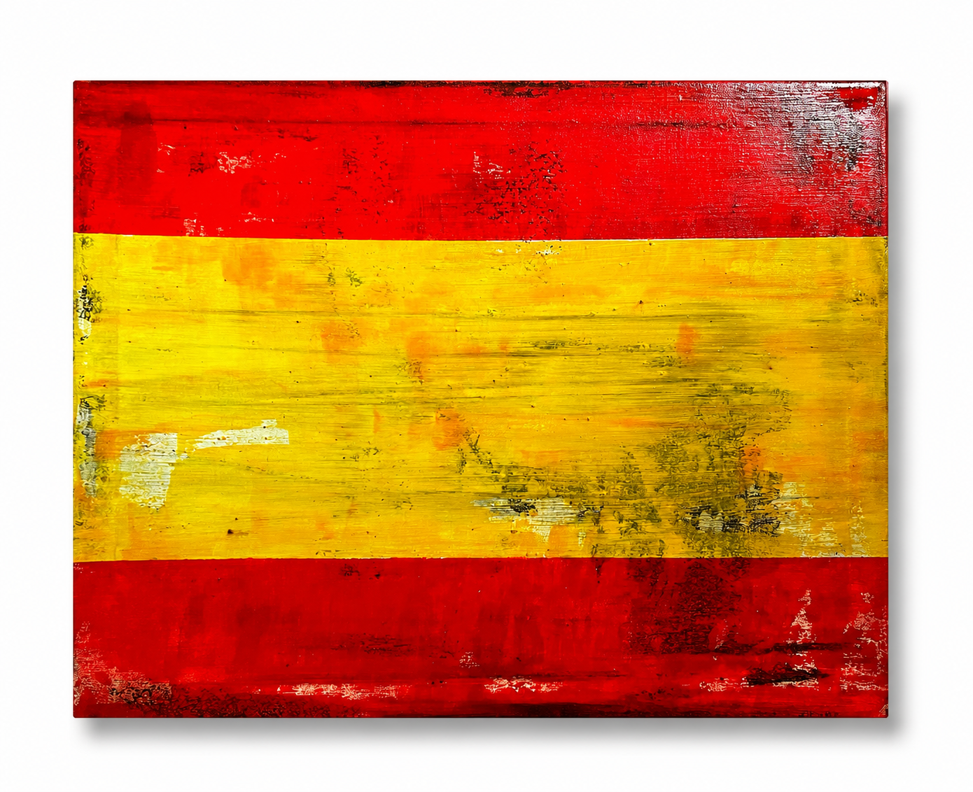 Spanish Flag F12 - Handcrafted 3D Historical Corrosion Design 2026