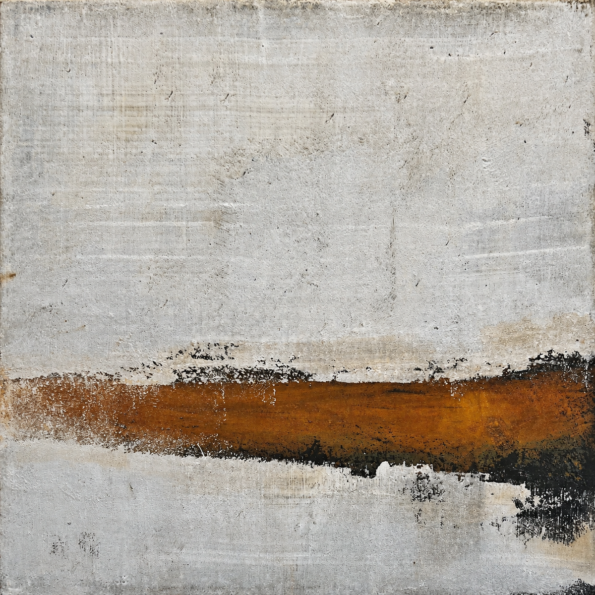 White Rust – Original Minimalist Abstract Painting | Sergio Aranda