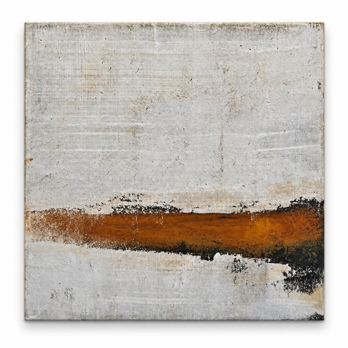 White Rust – Original Minimalist Abstract Painting | Sergio Aranda