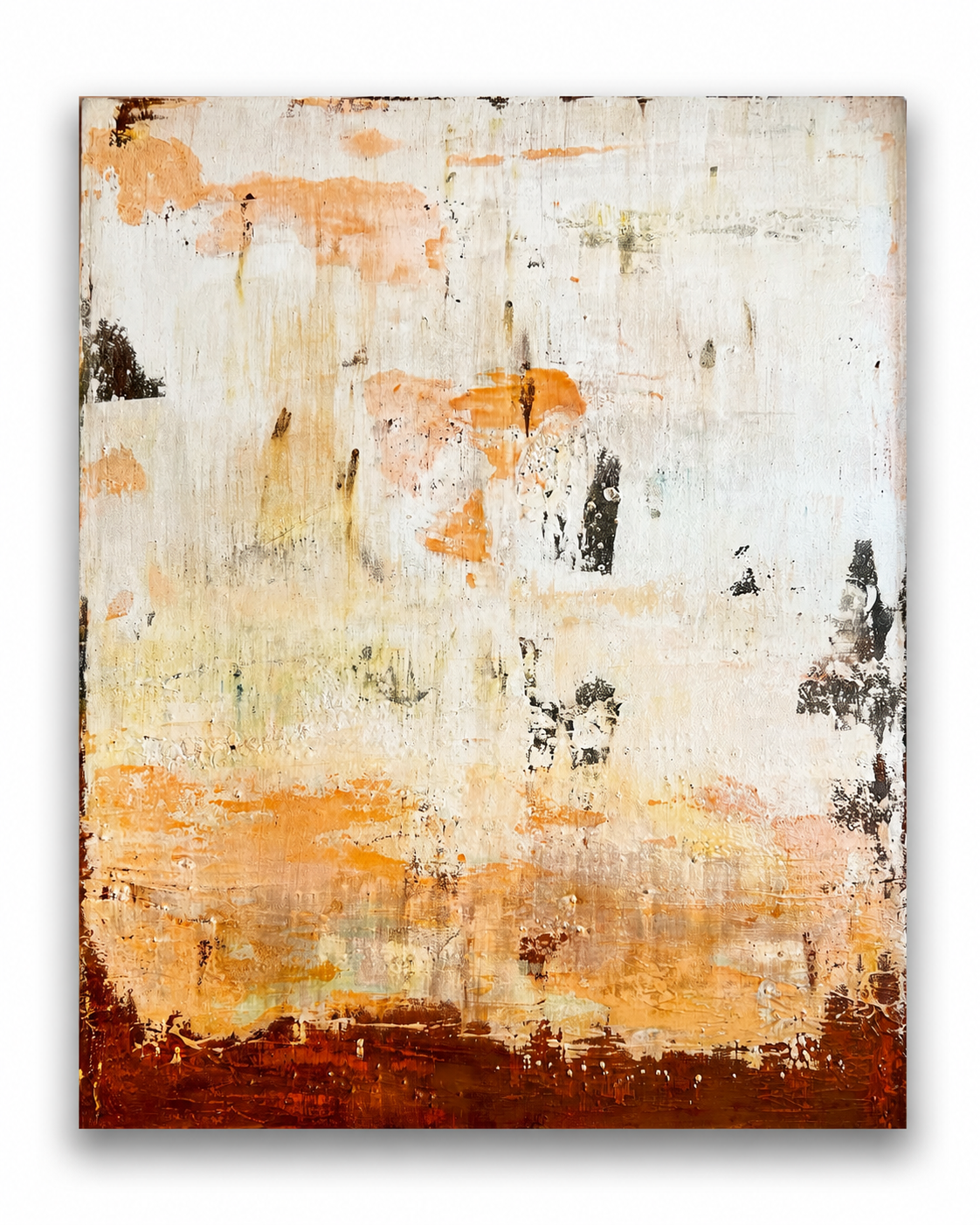 La Patine du Temps | Original Abstract Painting 39.4 x 31.5 in