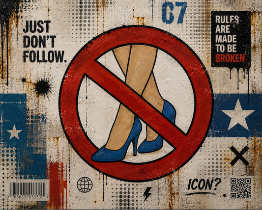 Build Your Rules – Original Contemporary Urban Pop Art Painting by Sergio Aranda