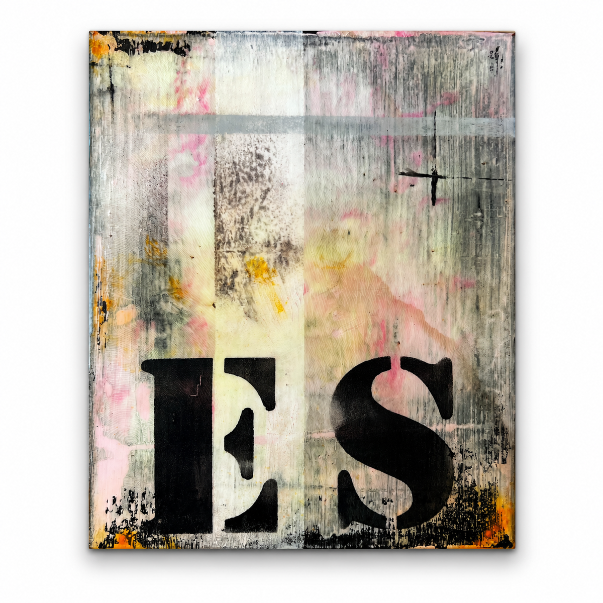 ES — Original Abstract Mixed Media Painting on Canvas | 2026