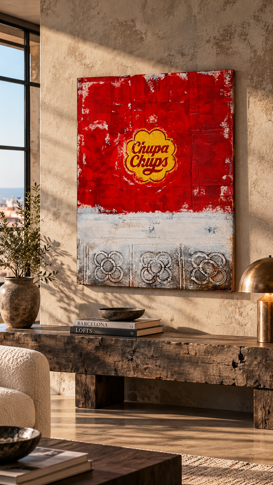Chupa Chups Pop Art | Original Vintage Advertising Painting