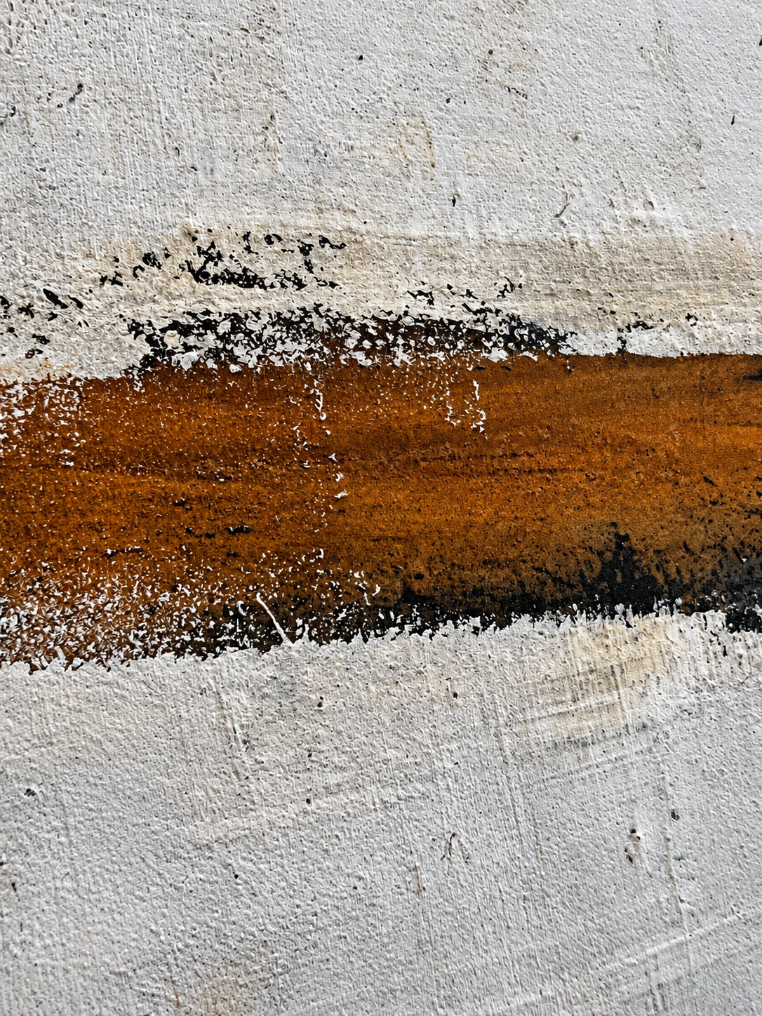 White Rust – Original Minimalist Abstract Painting | Sergio Aranda