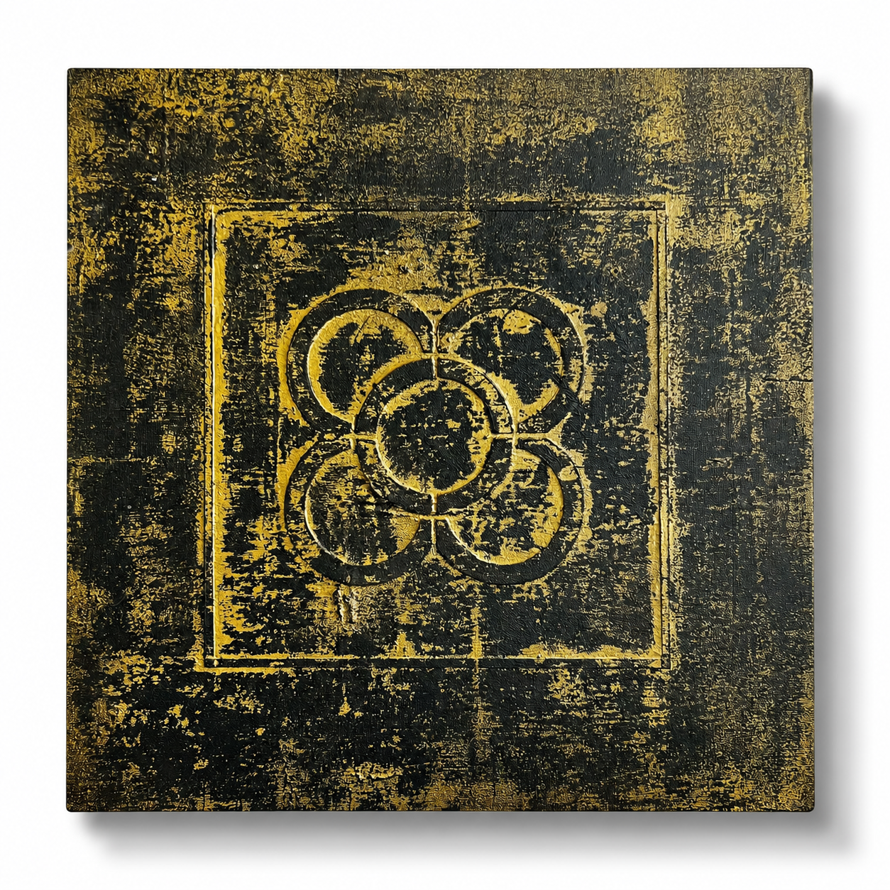 Handmade Barcelona Panot Art – Mixed Media Textured 3D Canvas – Original & Signed