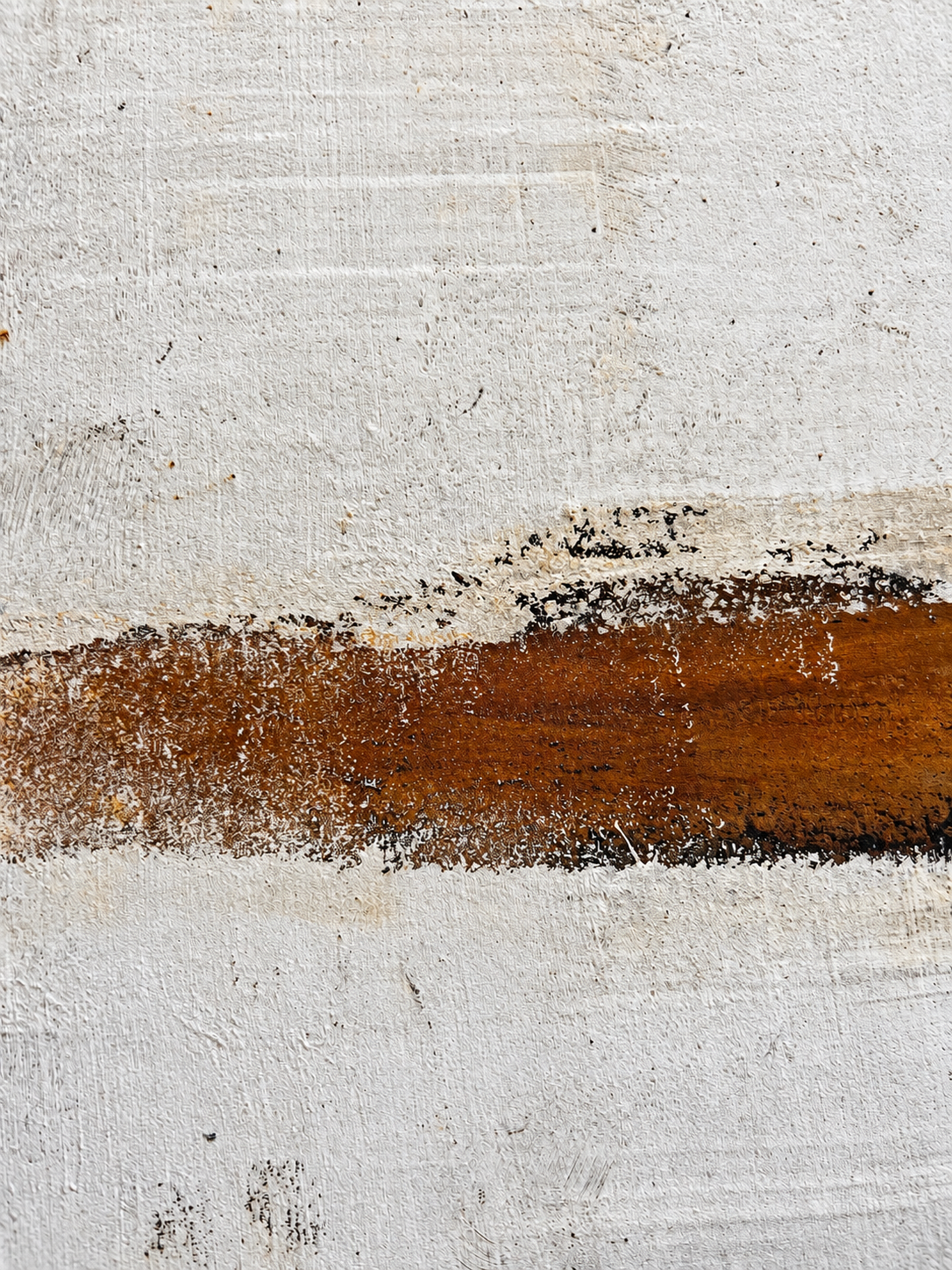 White Rust – Original Minimalist Abstract Painting | Sergio Aranda