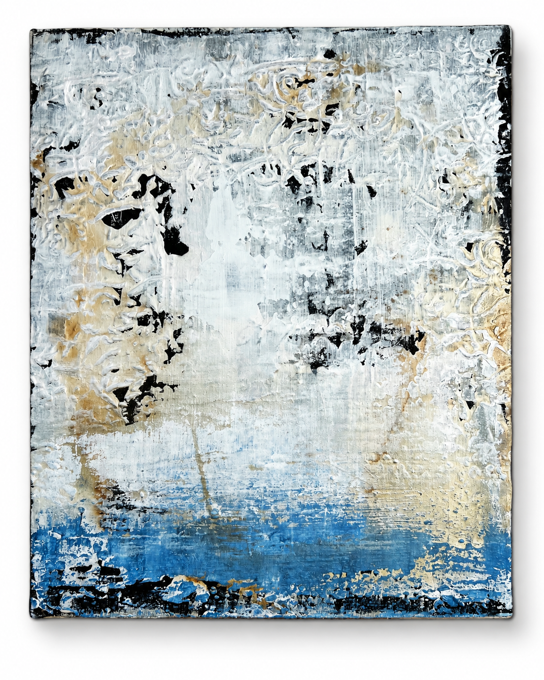 Architecture of Silence | Textured Abstract Art – Sergio Aranda