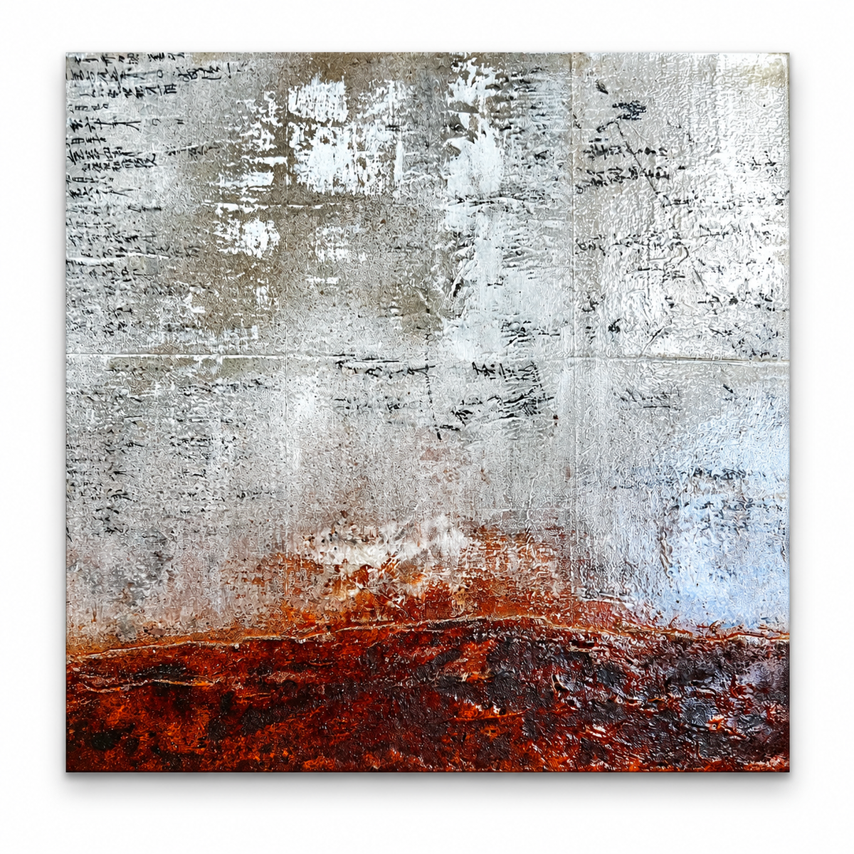 Rust & Gold | Original Textured Abstract Art | Sergio Aranda