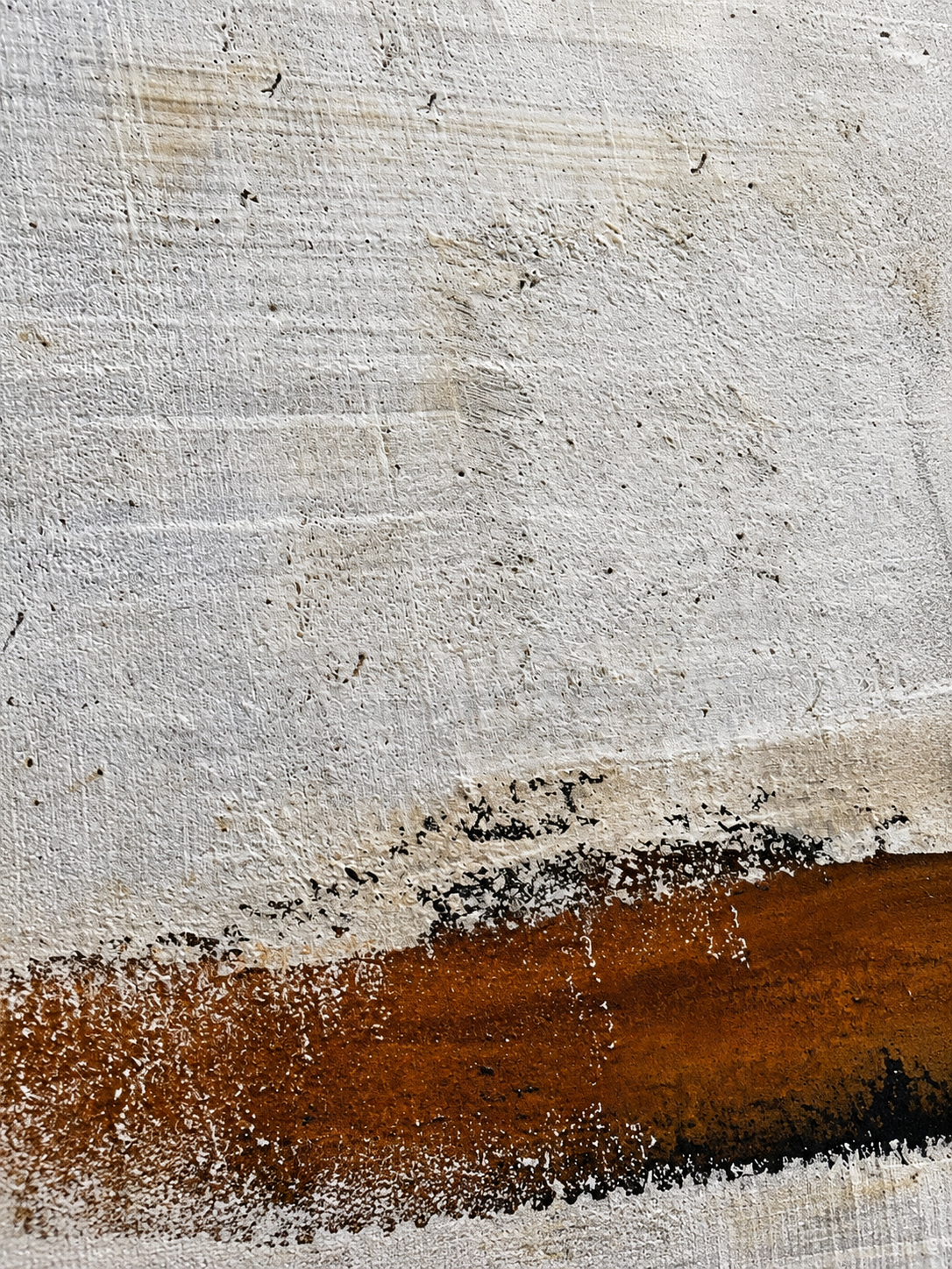 White Rust – Original Minimalist Abstract Painting | Sergio Aranda