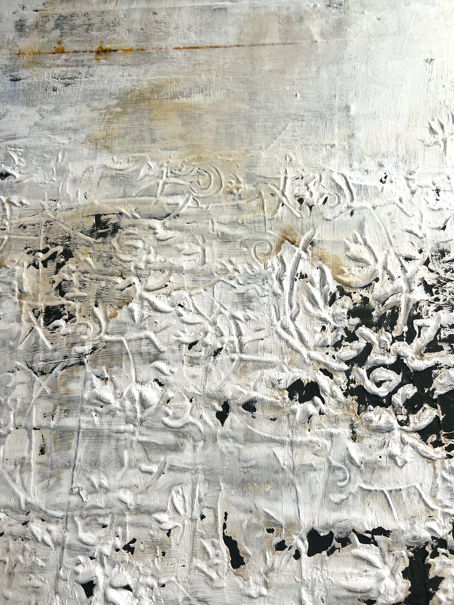 Ecos de la Ciutat – Large Barcelona Modernism Architectural Textured Painting | 40x32”