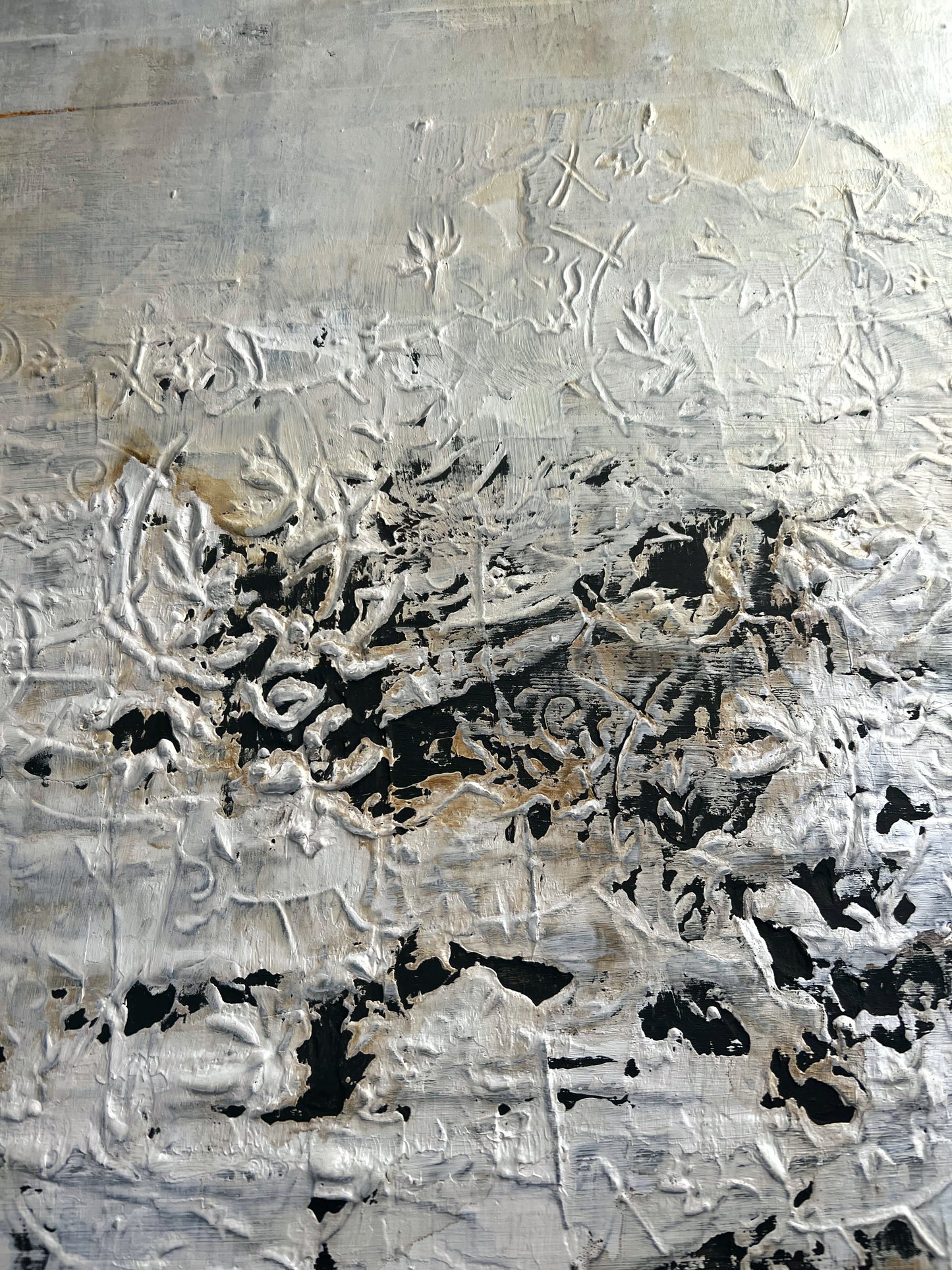 Ecos de la Ciutat – Large Barcelona Modernism Architectural Textured Painting | 40x32”