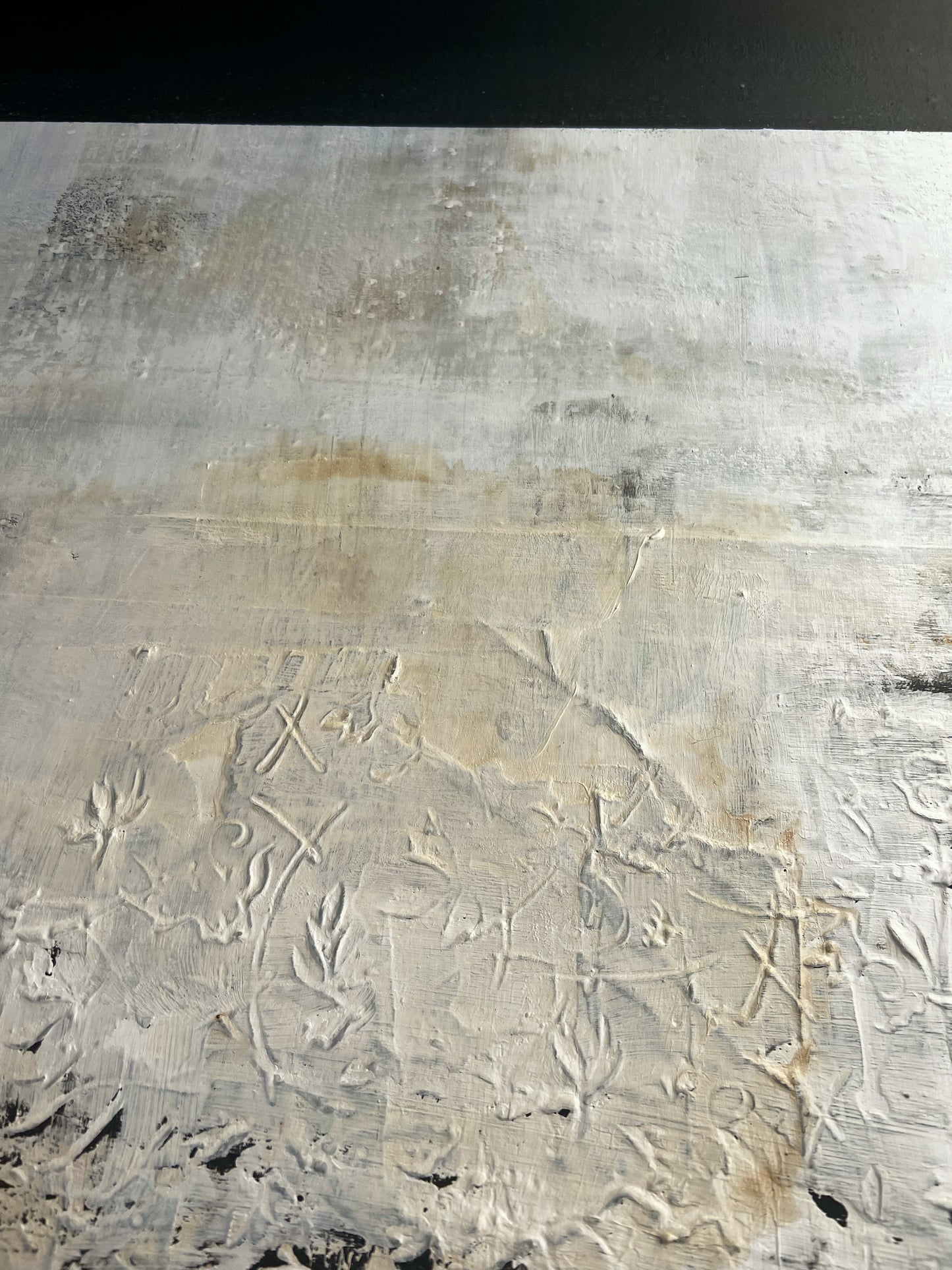 Ecos de la Ciutat – Large Barcelona Modernism Architectural Textured Painting | 40x32”