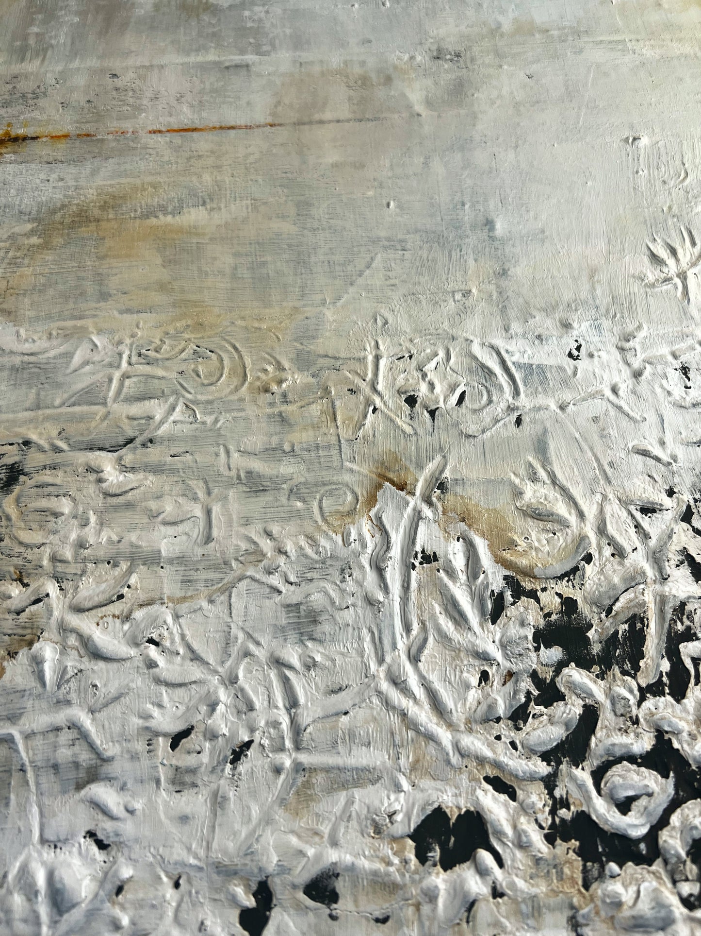 Ecos de la Ciutat – Large Barcelona Modernism Architectural Textured Painting | 40x32”