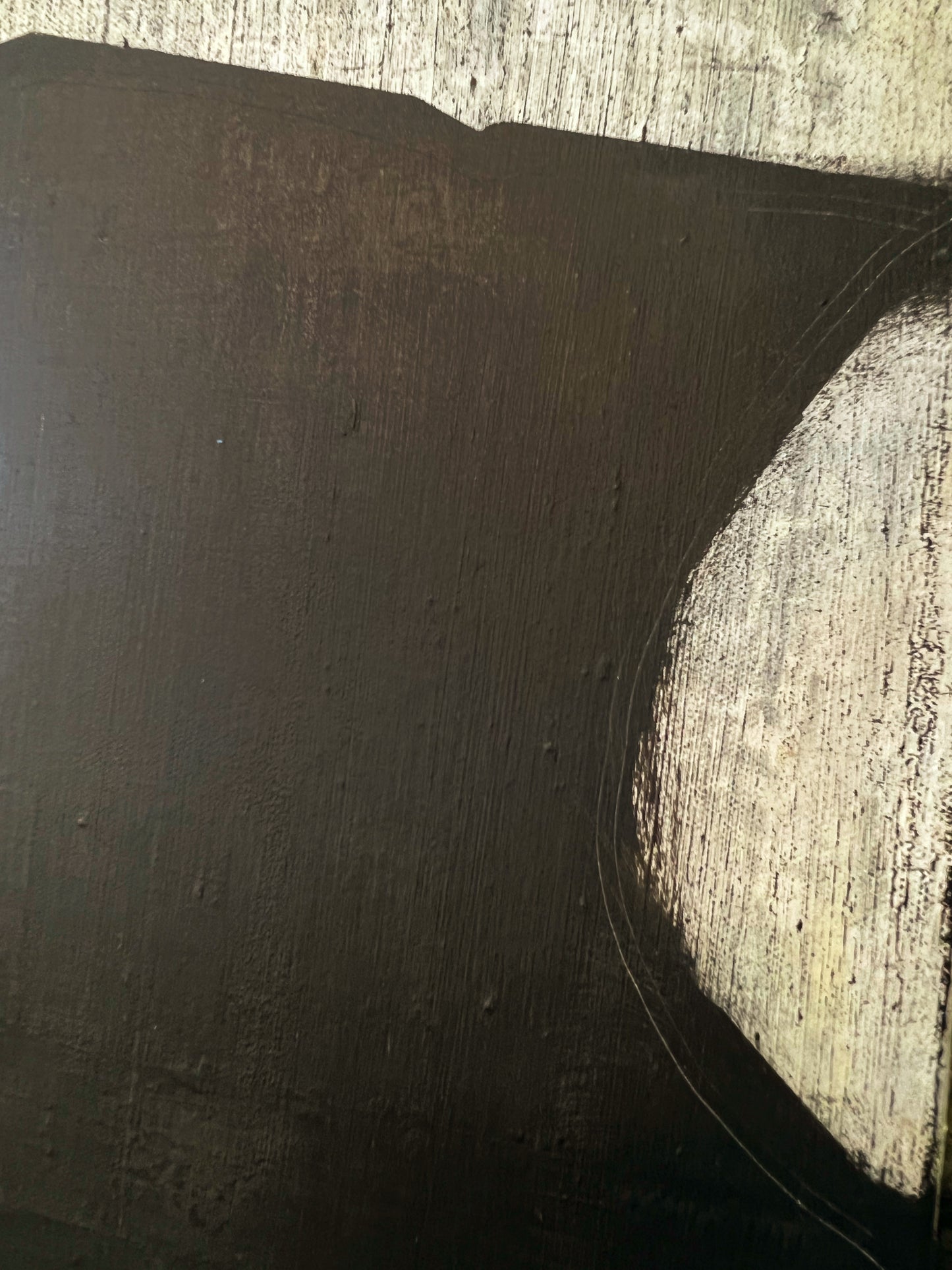 Architectura del Buit – Original Bold Black Minimalist Textured Painting | 16x16”