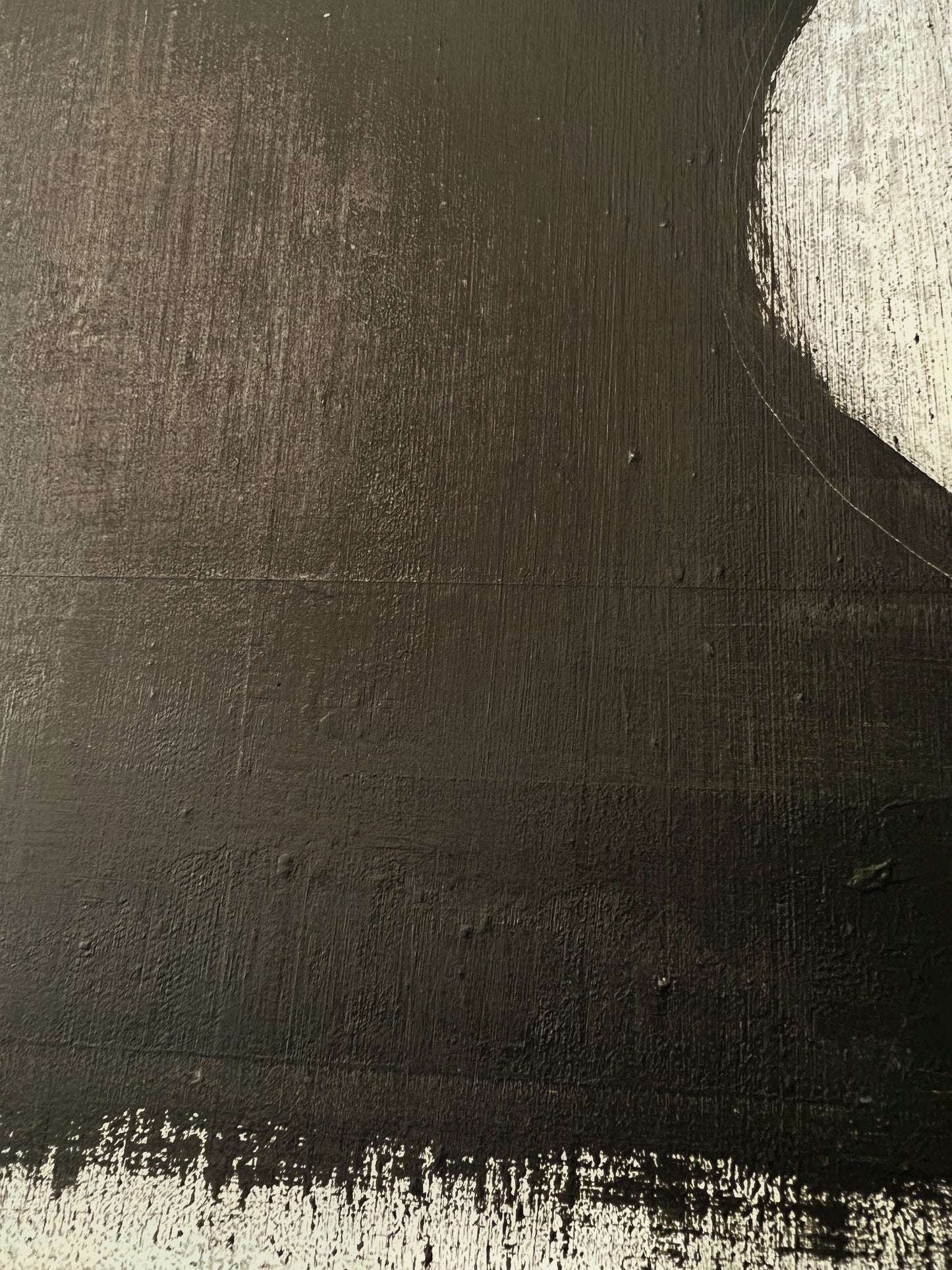 Architectura del Buit – Original Bold Black Minimalist Textured Painting | 16x16”