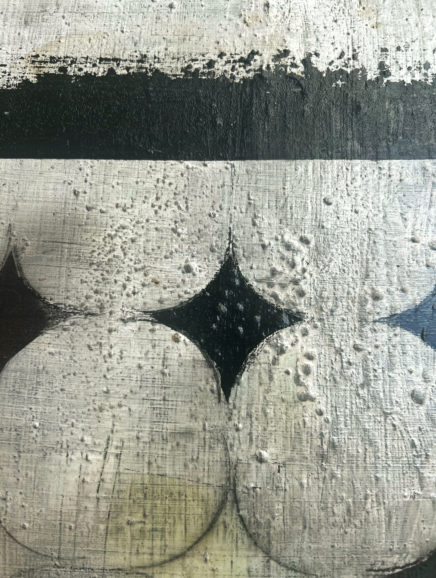 Erosió del Rigor – Original Wabi-Sabi Eroded Textured Painting | 16x16
