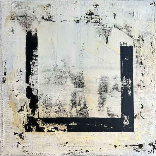 Imprint – Original Minimalist Earthy Textured Painting | 20x20”