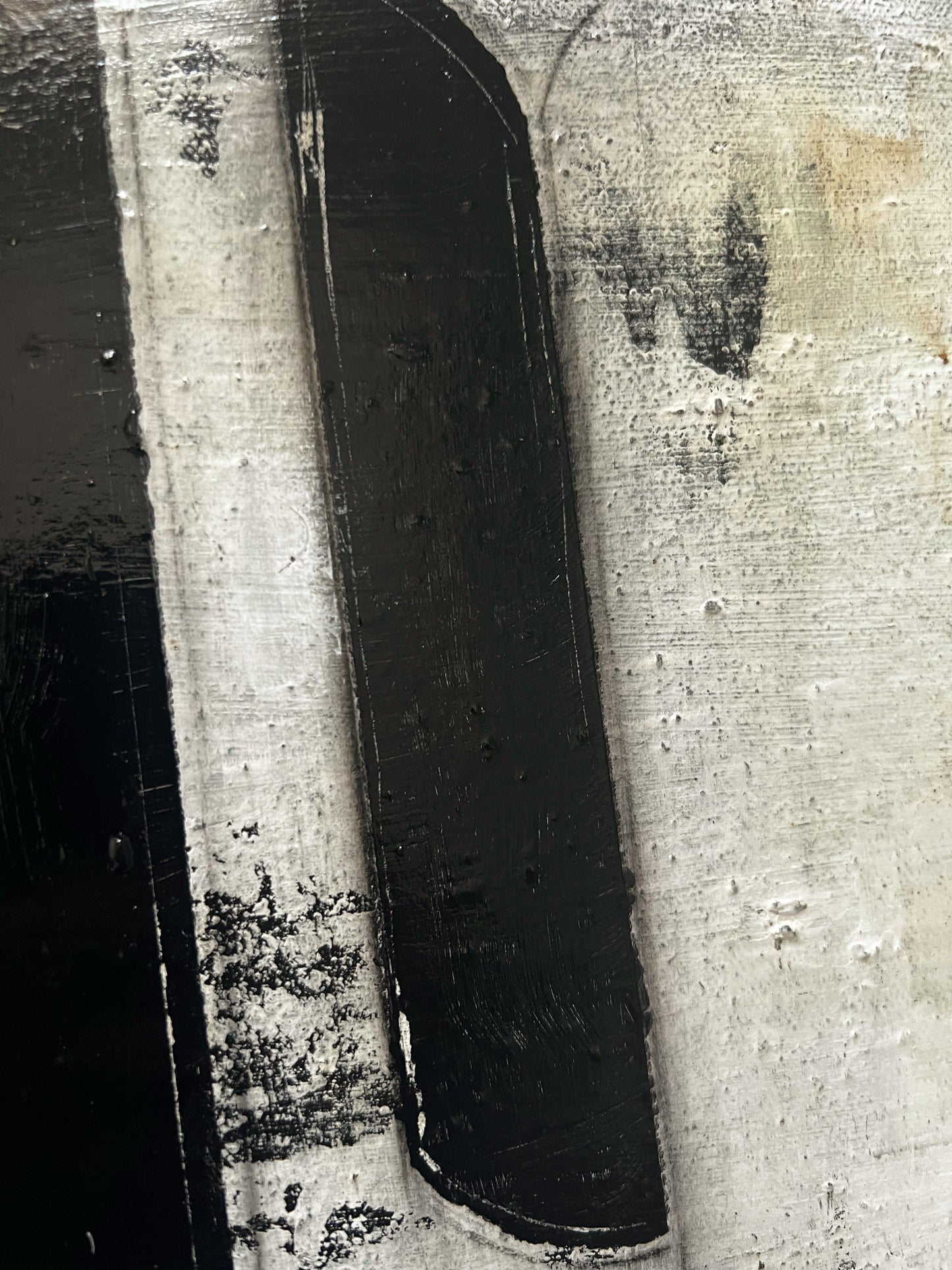 Silenci amb Aroma – Original Architectural Wabi-Sabi Textured Painting | 16x16”