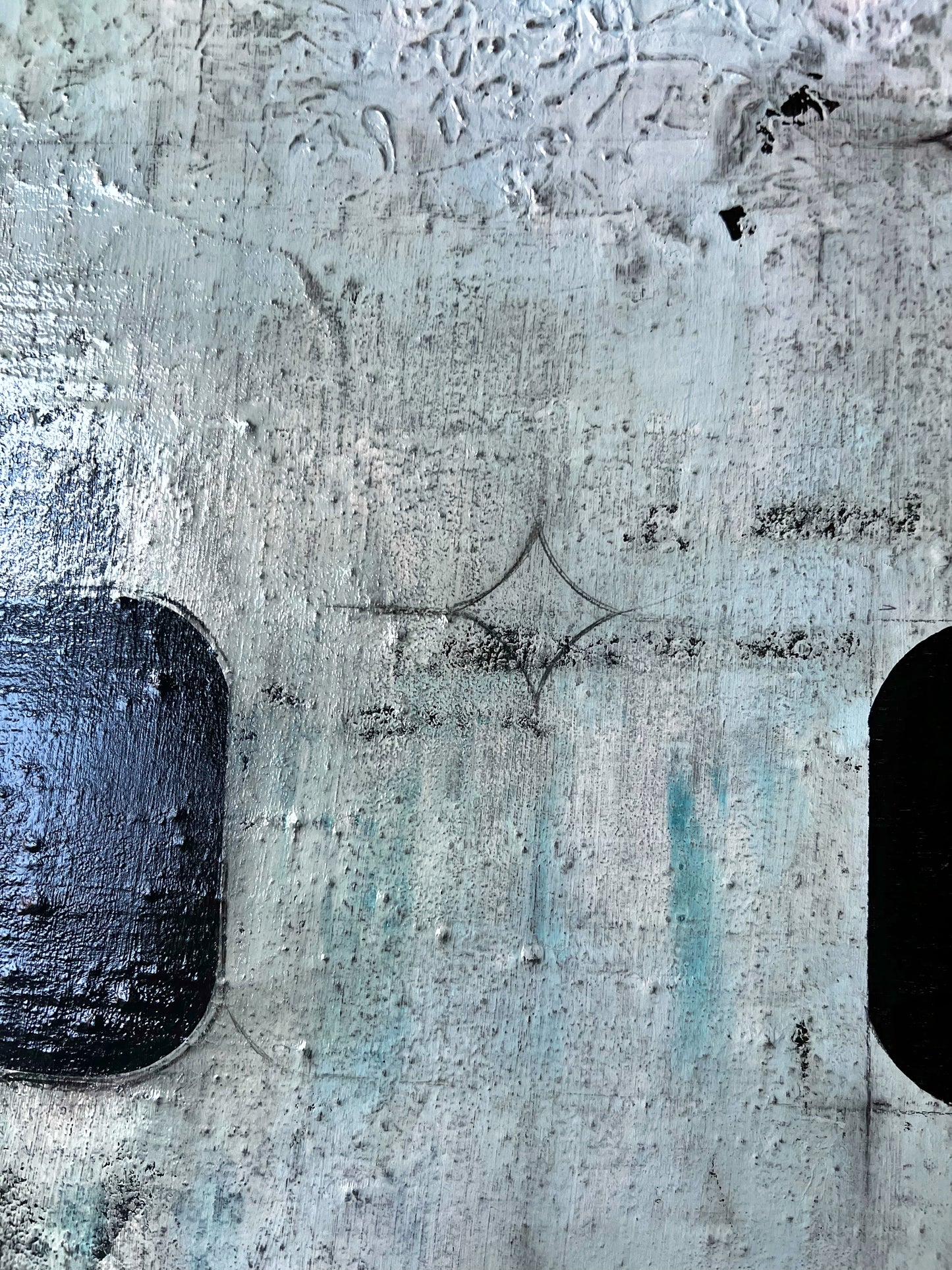 Texturas del Silencio – Original Heavy Minimalist Wabi-Sabi Painting | 32x32”