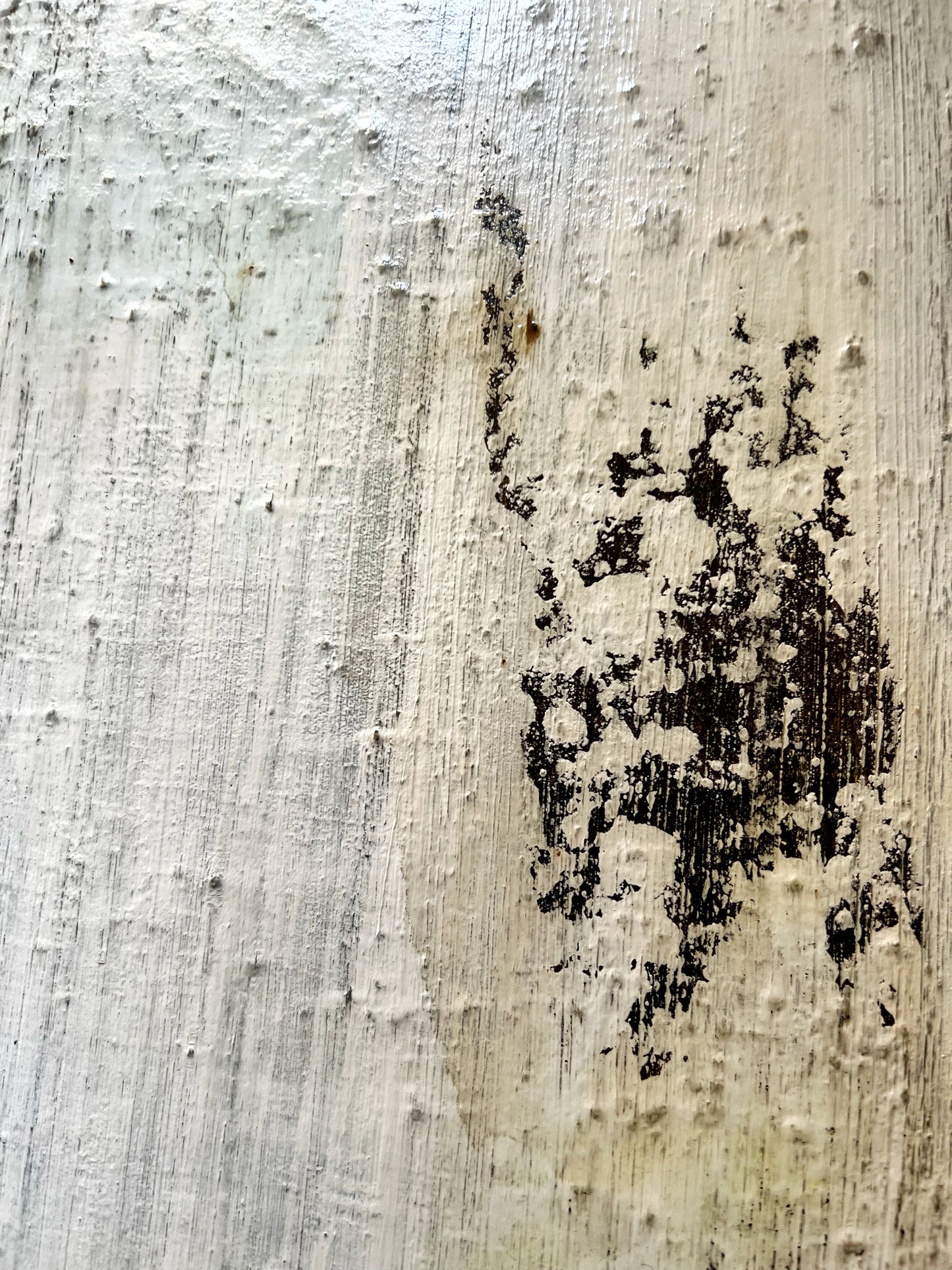 Red Wound – Original Off-White Textured Minimalist Painting | 20x20”