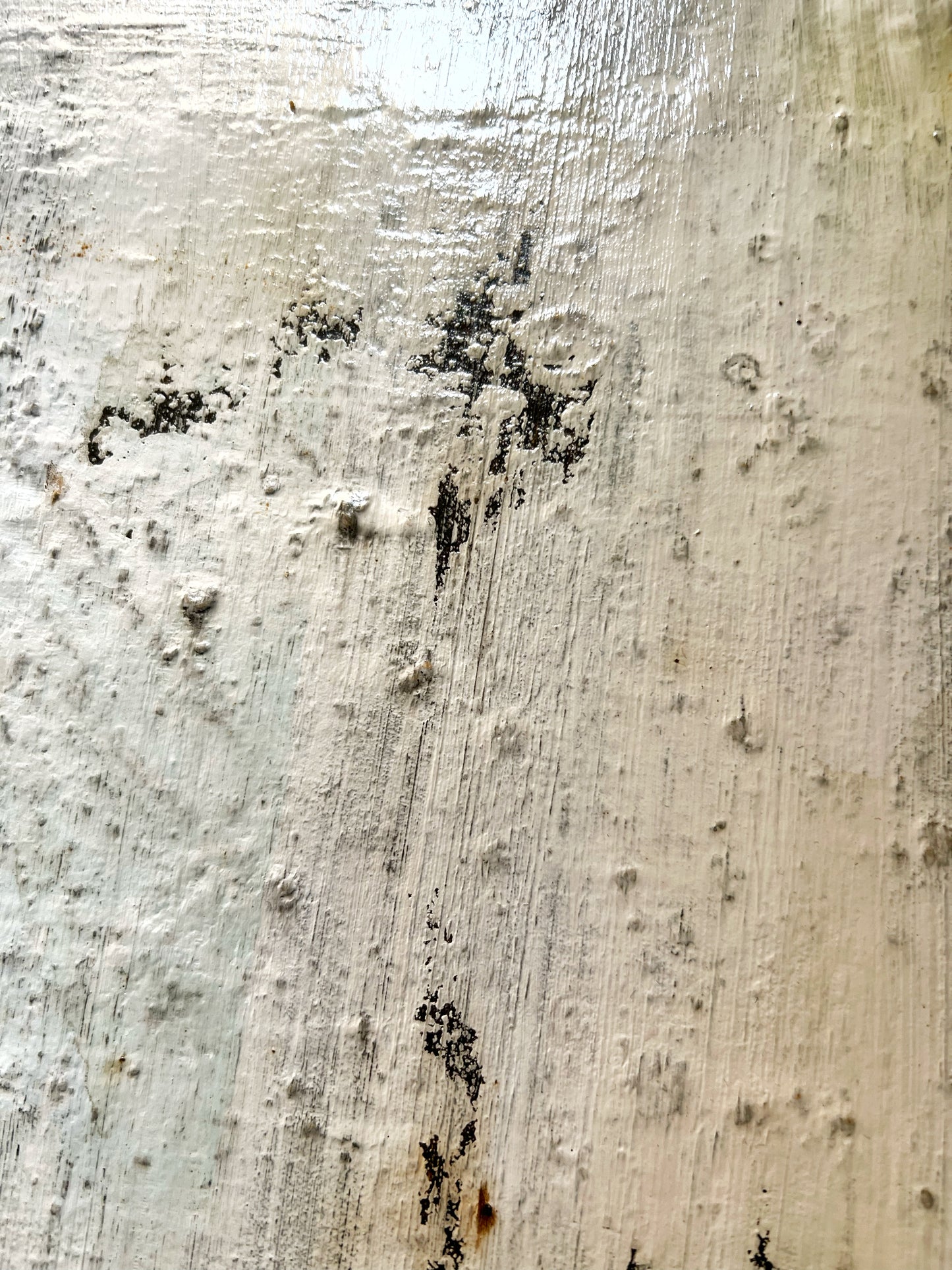 Red Wound – Original Off-White Textured Minimalist Painting | 20x20”