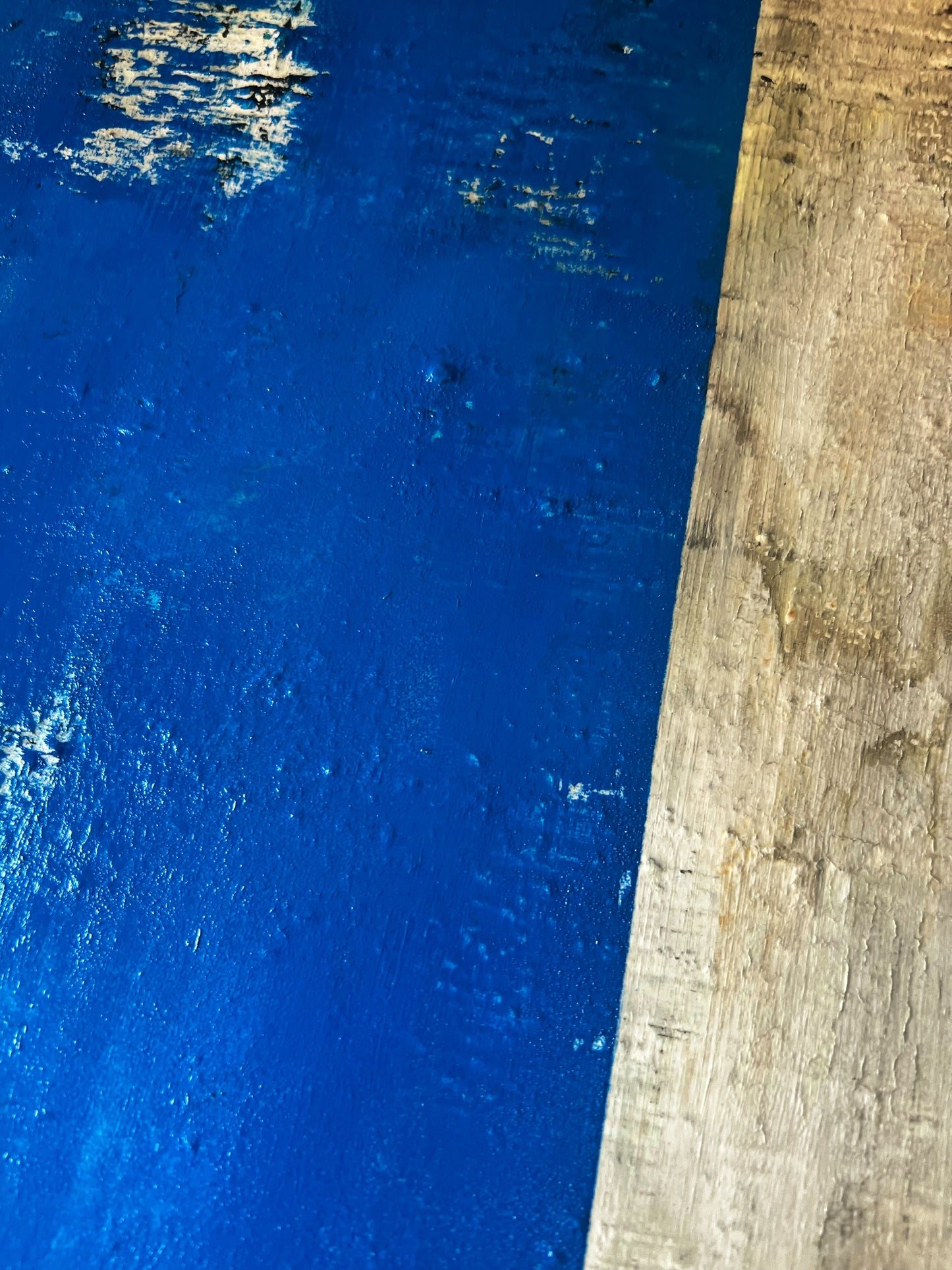 Mémoire de France – Original French Flag Textured Mixed Media Painting | 23.6" x 15.7" | 60 cm x 40 cm