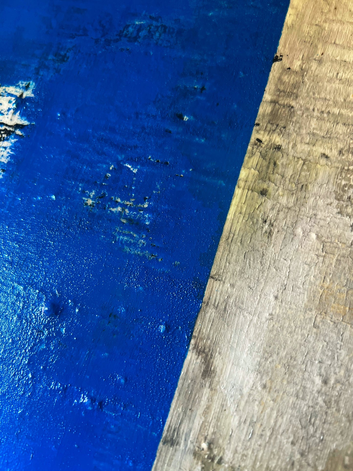 Mémoire de France – Original French Flag Textured Mixed Media Painting | 23.6" x 15.7" | 60 cm x 40 cm