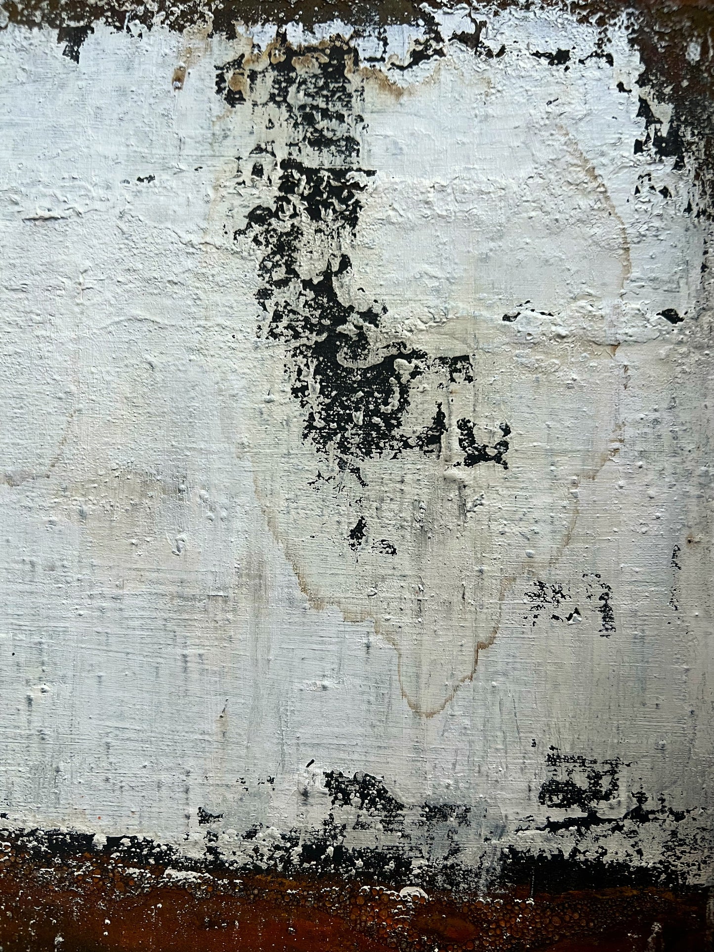 Surface Tension | Original Textured Abstract Painting 20" x 20" | Mixed Media Contemporary Art on Canvas