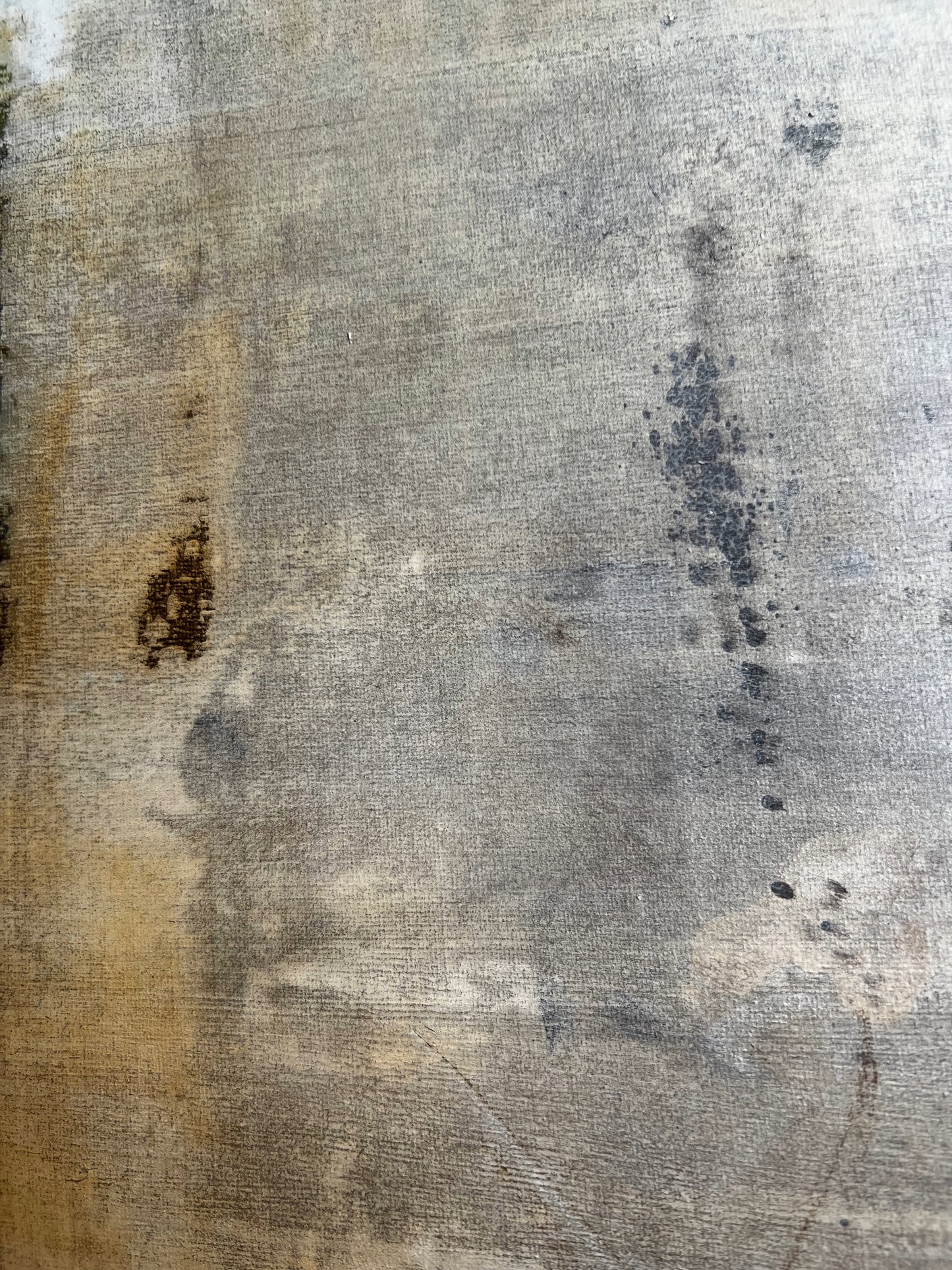 The Stillness Below – Original Wabi-Sabi Deep Textured Painting | 16x16”