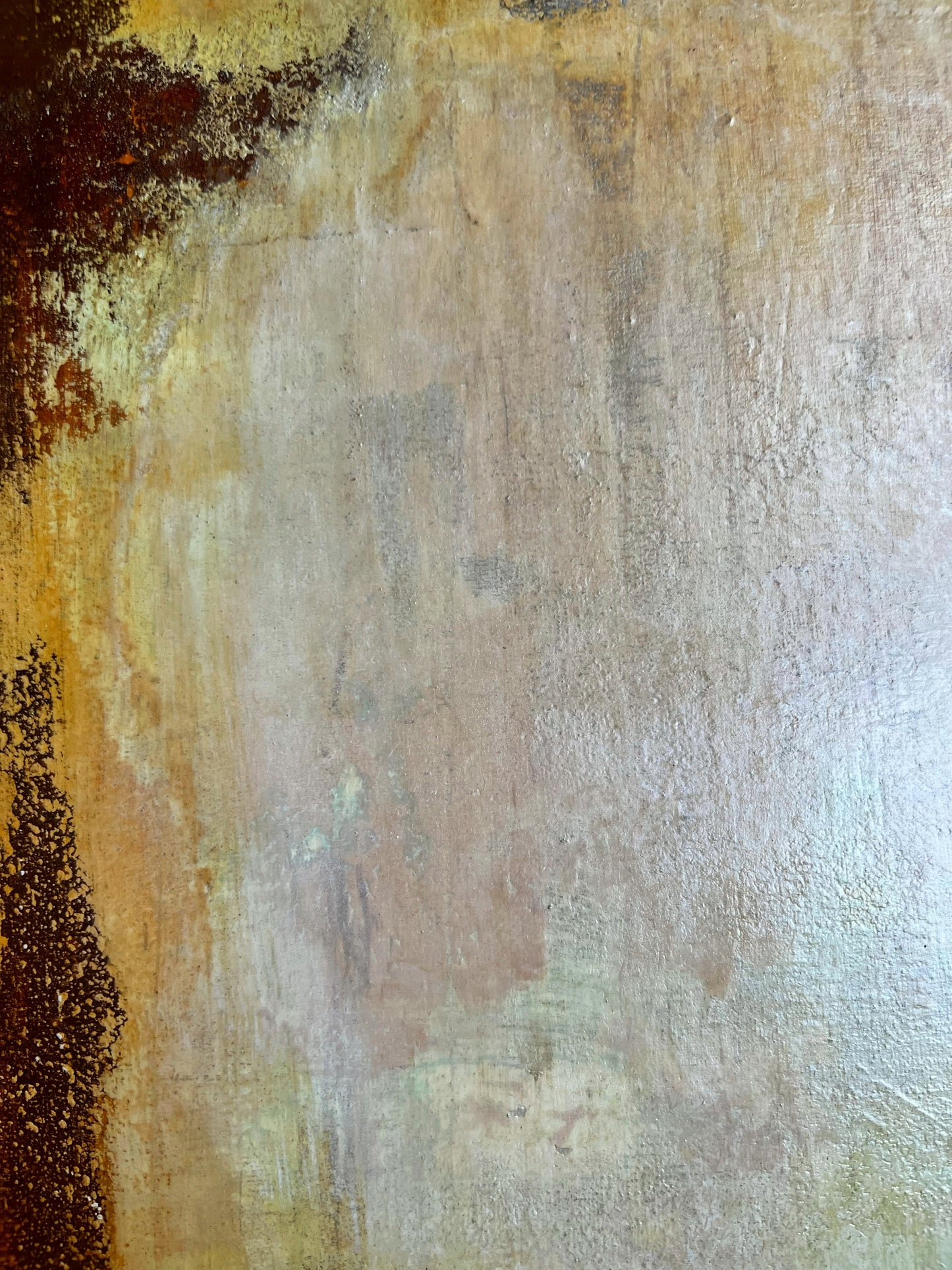 Cascades du Temps | Original Textured Abstract Painting 20" x 16" | Contemporary Mixed Media Art on Canvas