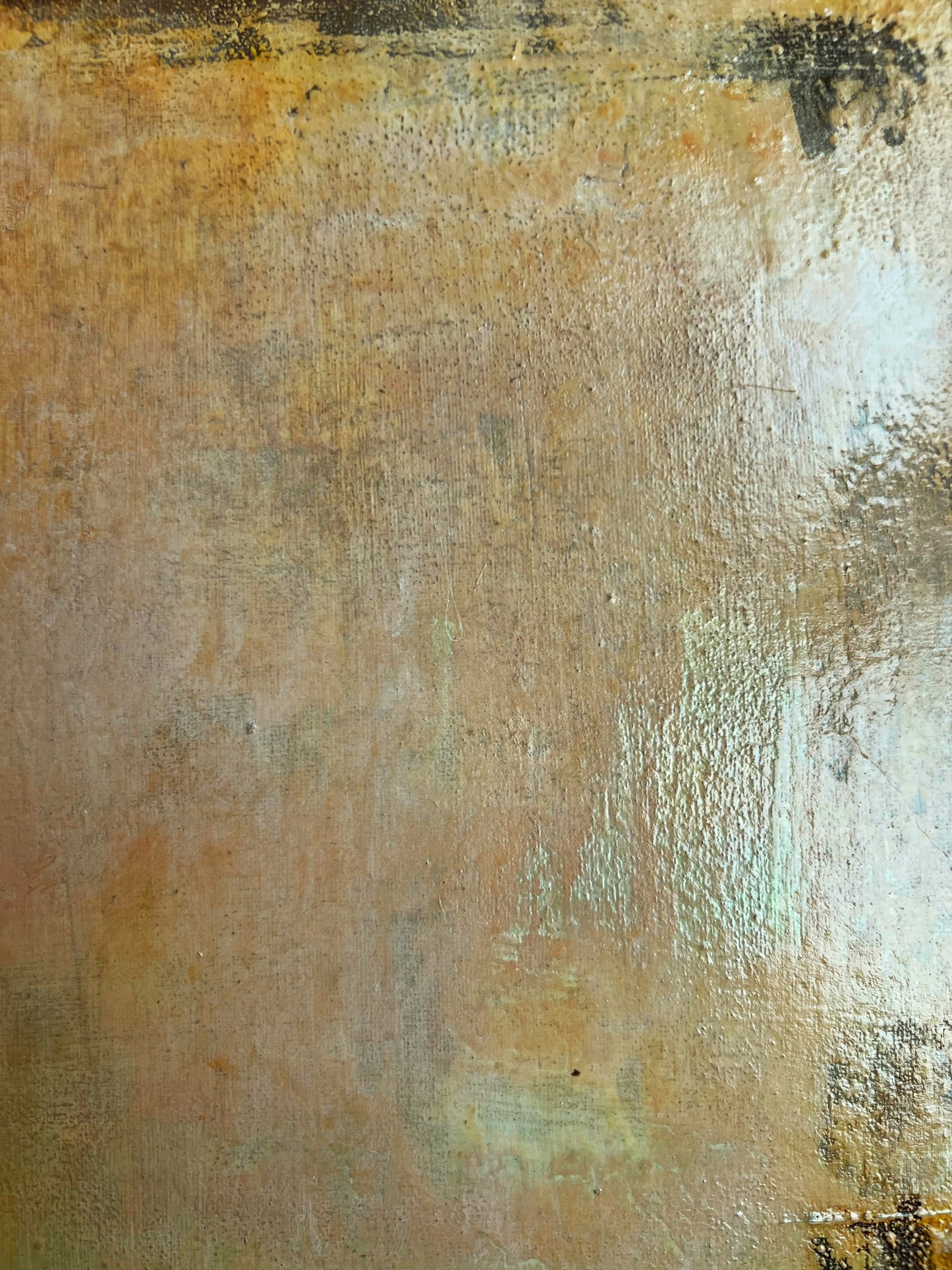 Cascades du Temps | Original Textured Abstract Painting 20" x 16" | Contemporary Mixed Media Art on Canvas