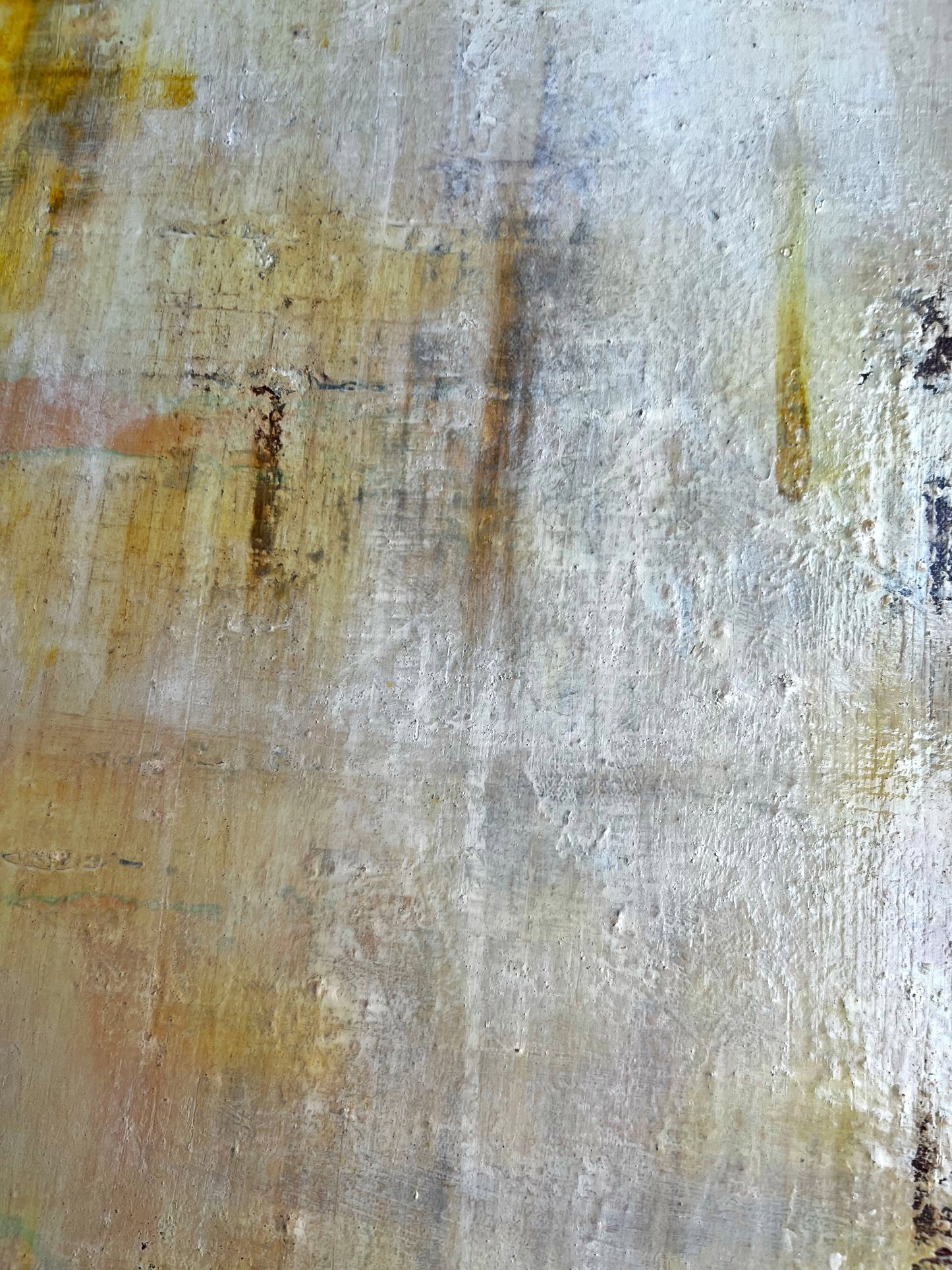 Sillage du Passé – Original Industrial Wabi-Sabi Textured Painting | 24x32”
