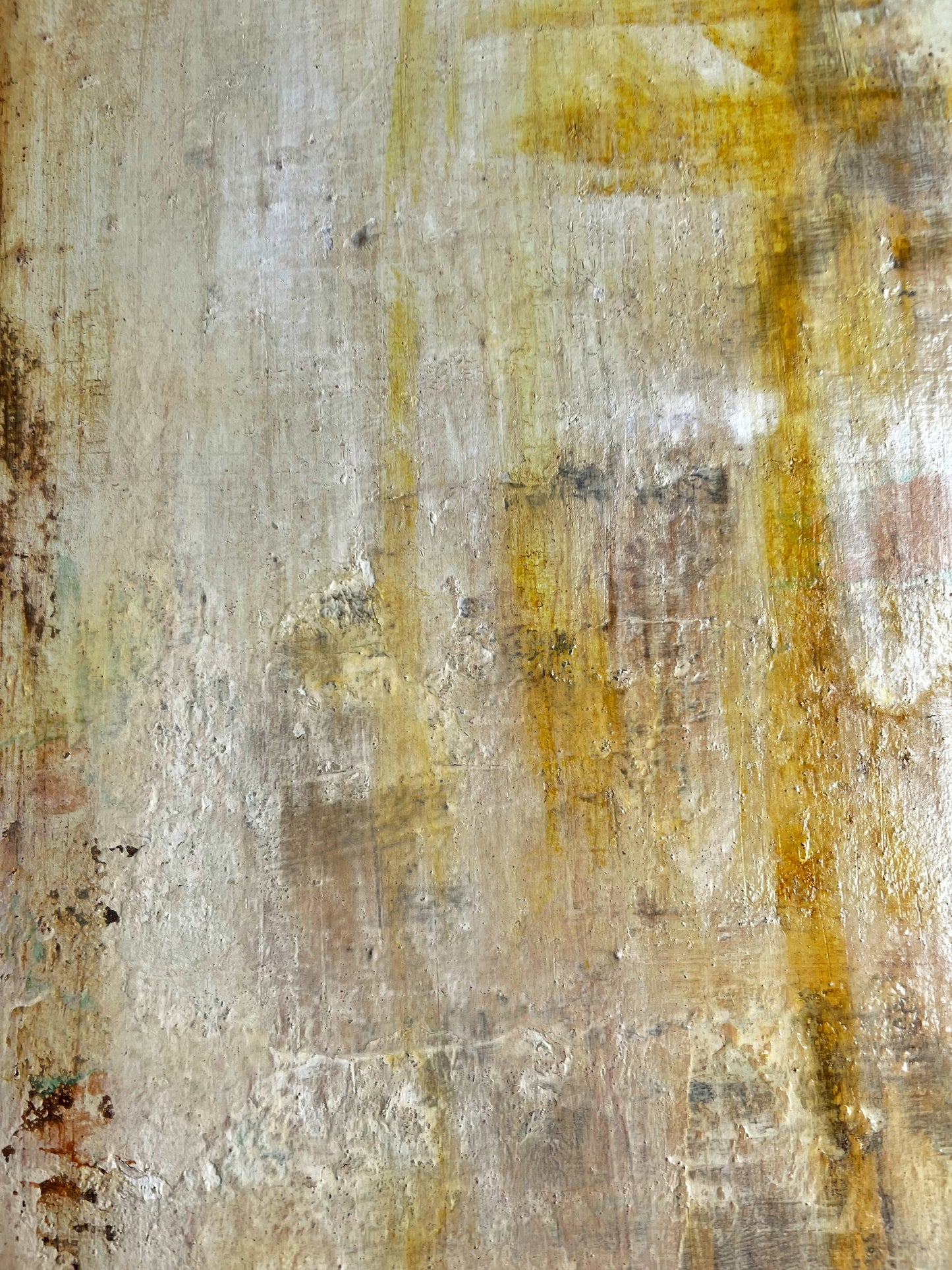 Sillage du Passé – Original Industrial Wabi-Sabi Textured Painting | 24x32”
