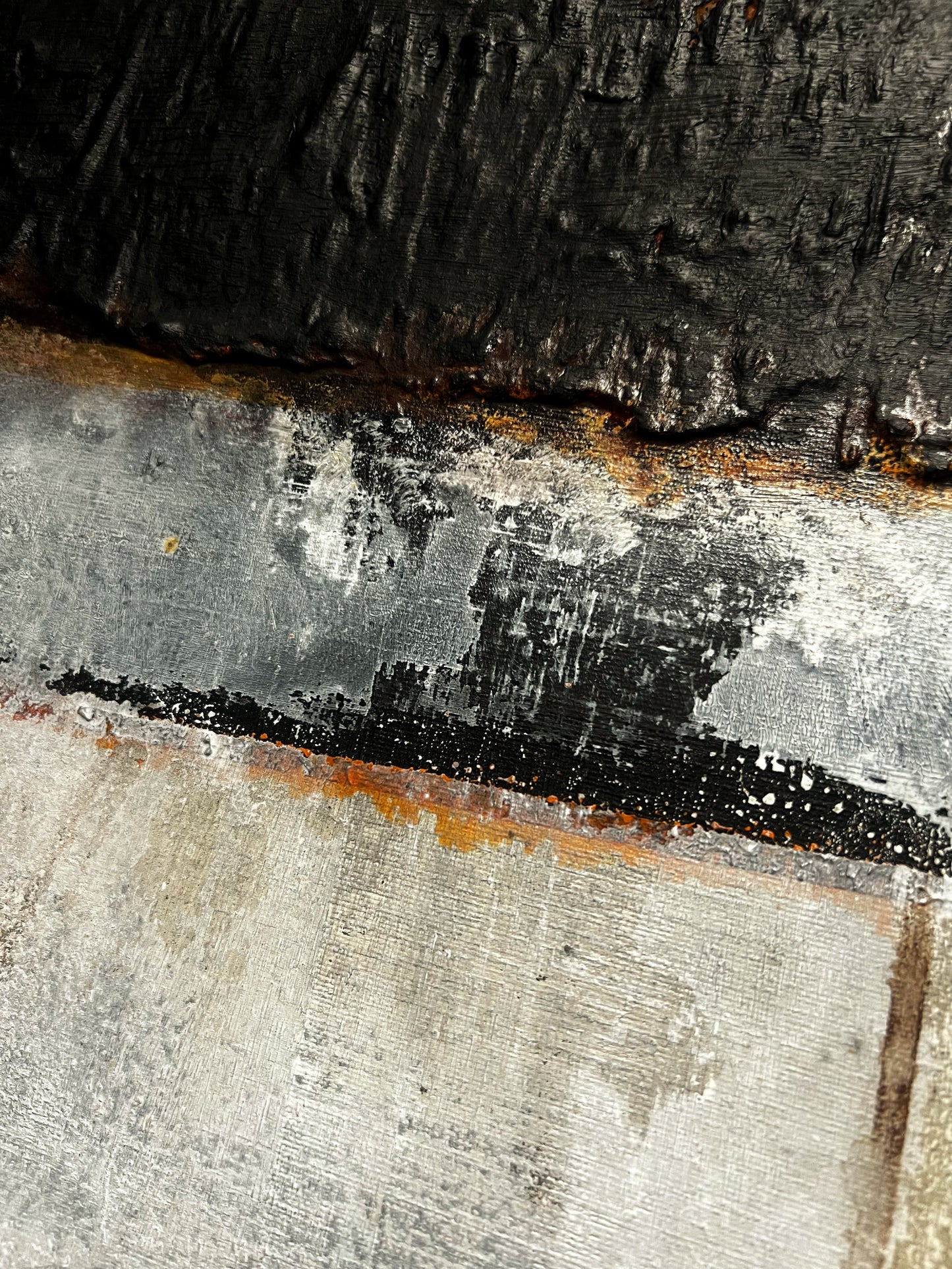 Bare Memory – Original Architectural White Heavy Textured Painting | 18x15" Deep Profile