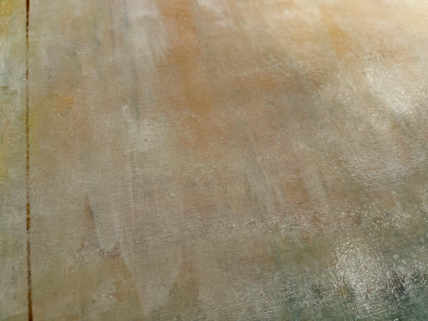 Between Sea and Sky | Original Contemporary Abstract Horizon Painting | Mixed Media on 12F Deep Canvas