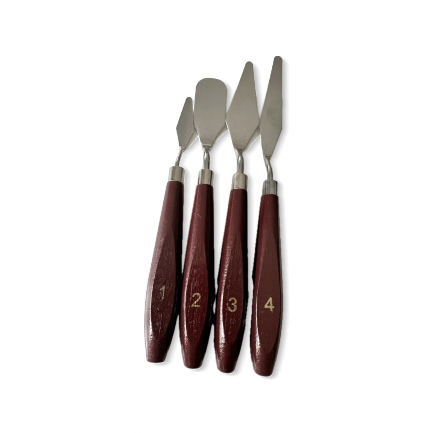 Set de arte esencial: 8 pinceles, 4 espátulas y esponja