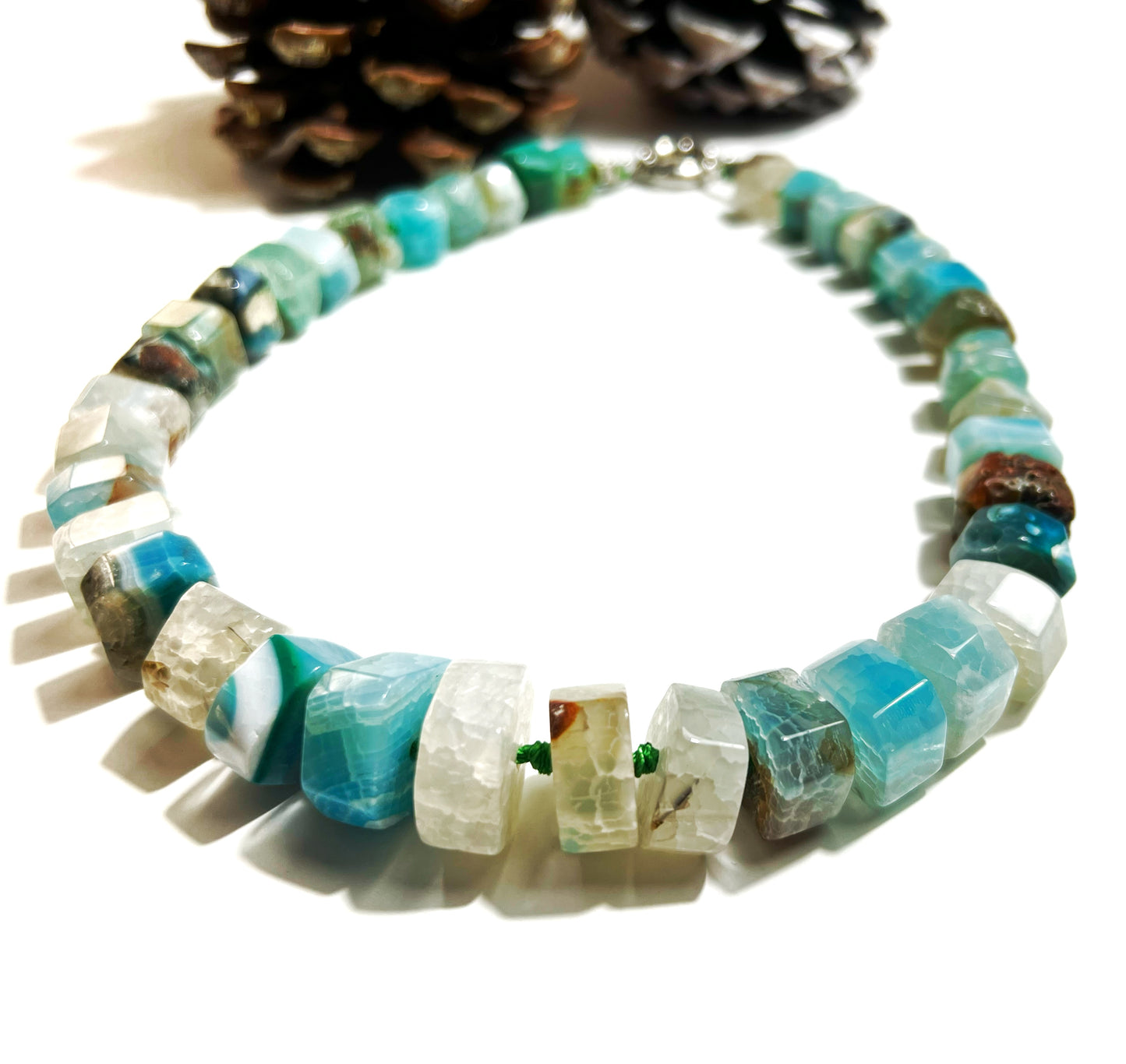 Gargantilla de Ágatas Naturales