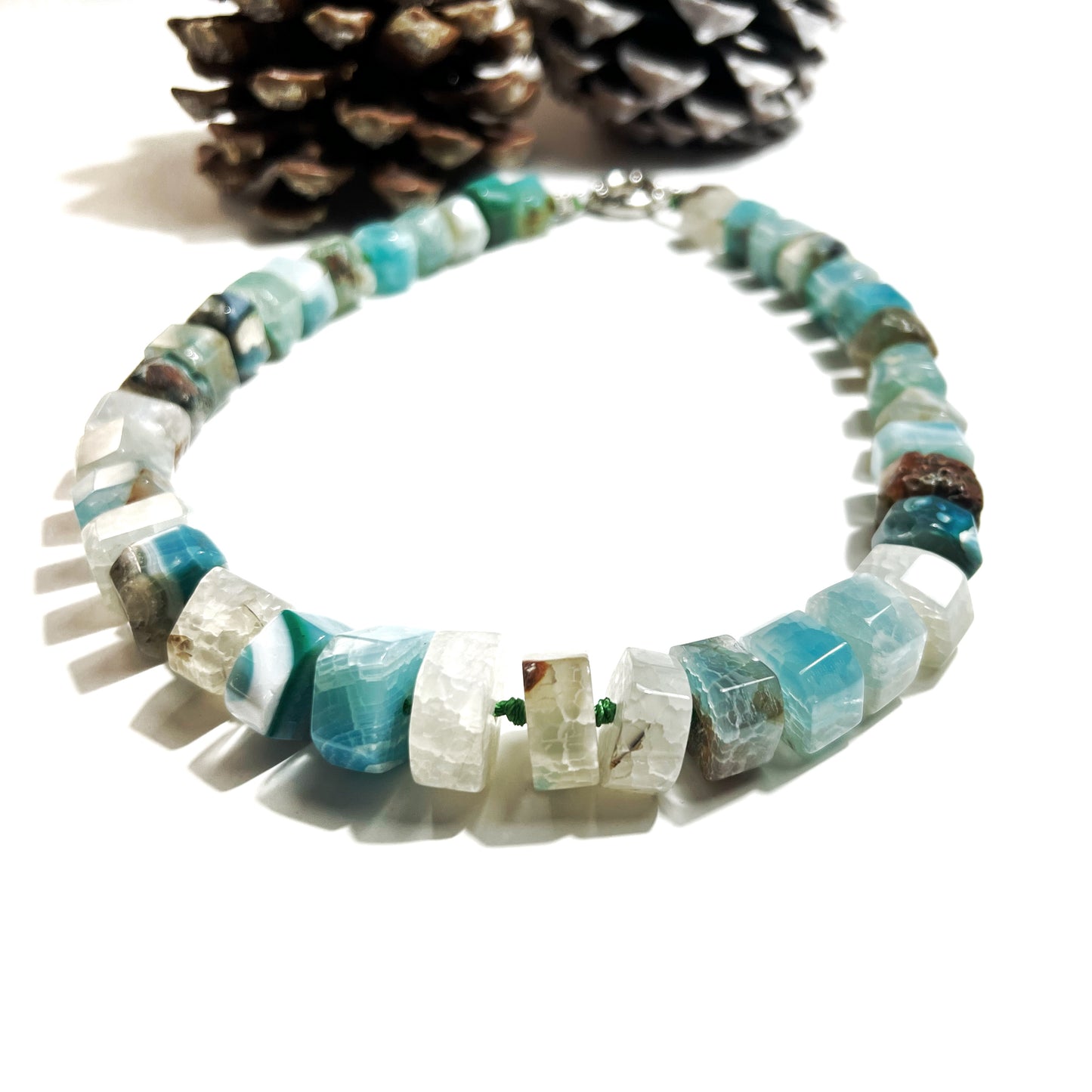 Gargantilla de Ágatas Naturales