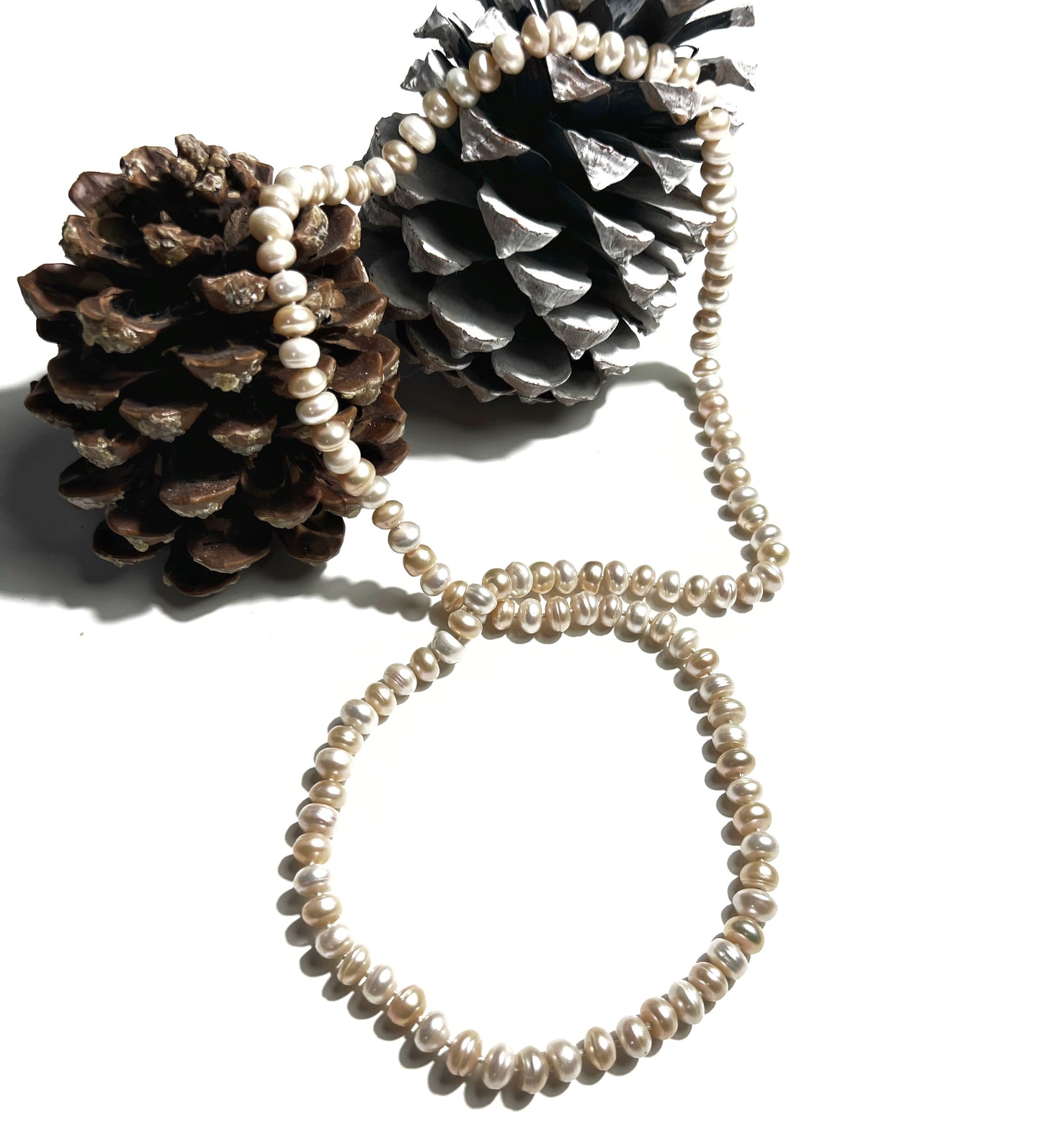 Collar de Perlas Botón