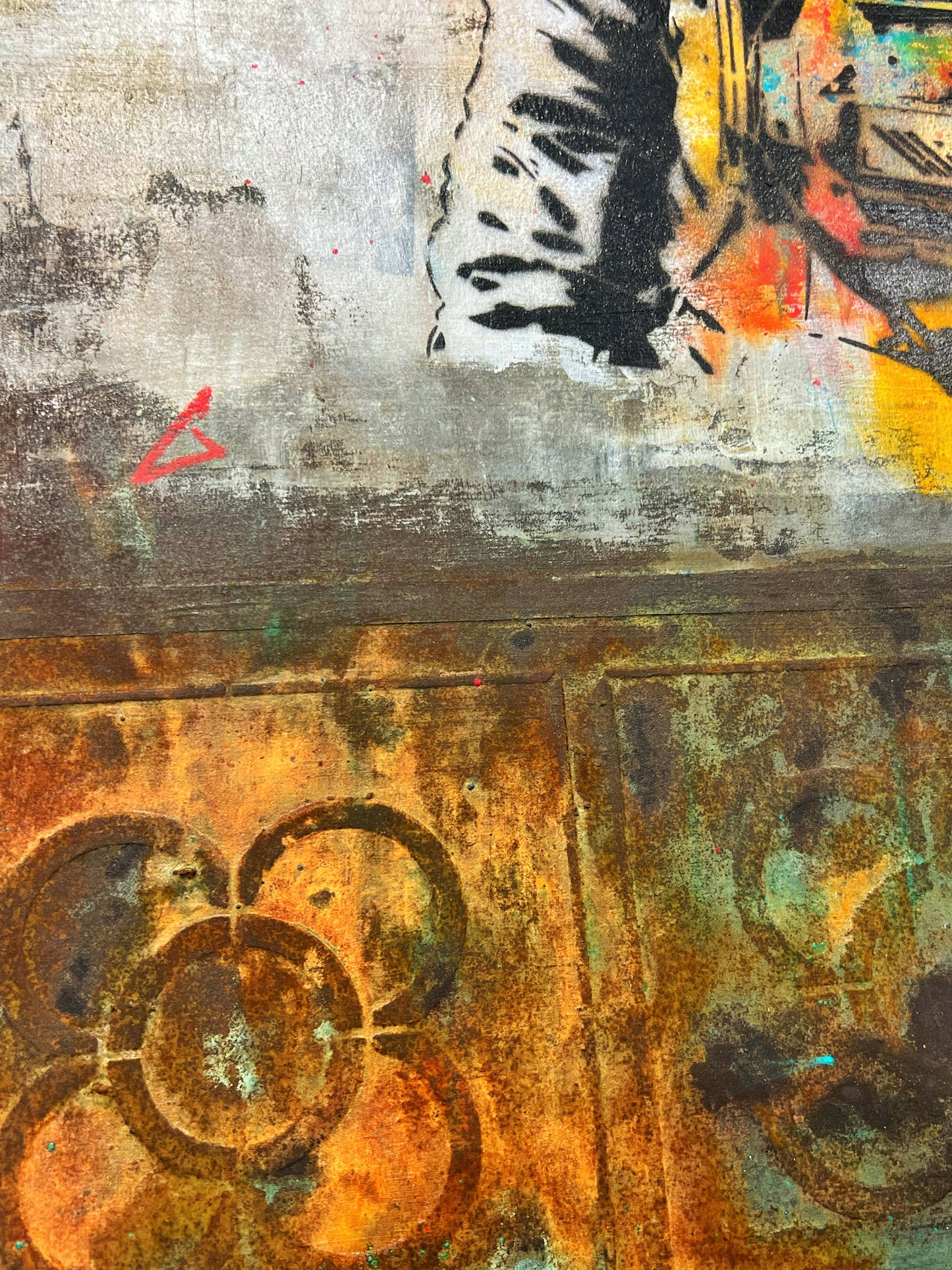 From BCN to the Moon – Original Contemporary Mixed Media Artwork by Sergio Aranda