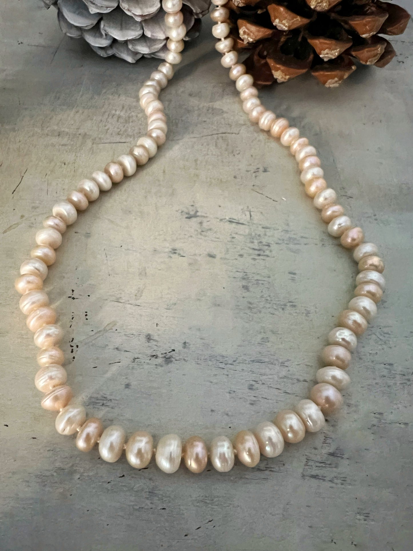 Collar de Perlas Botón