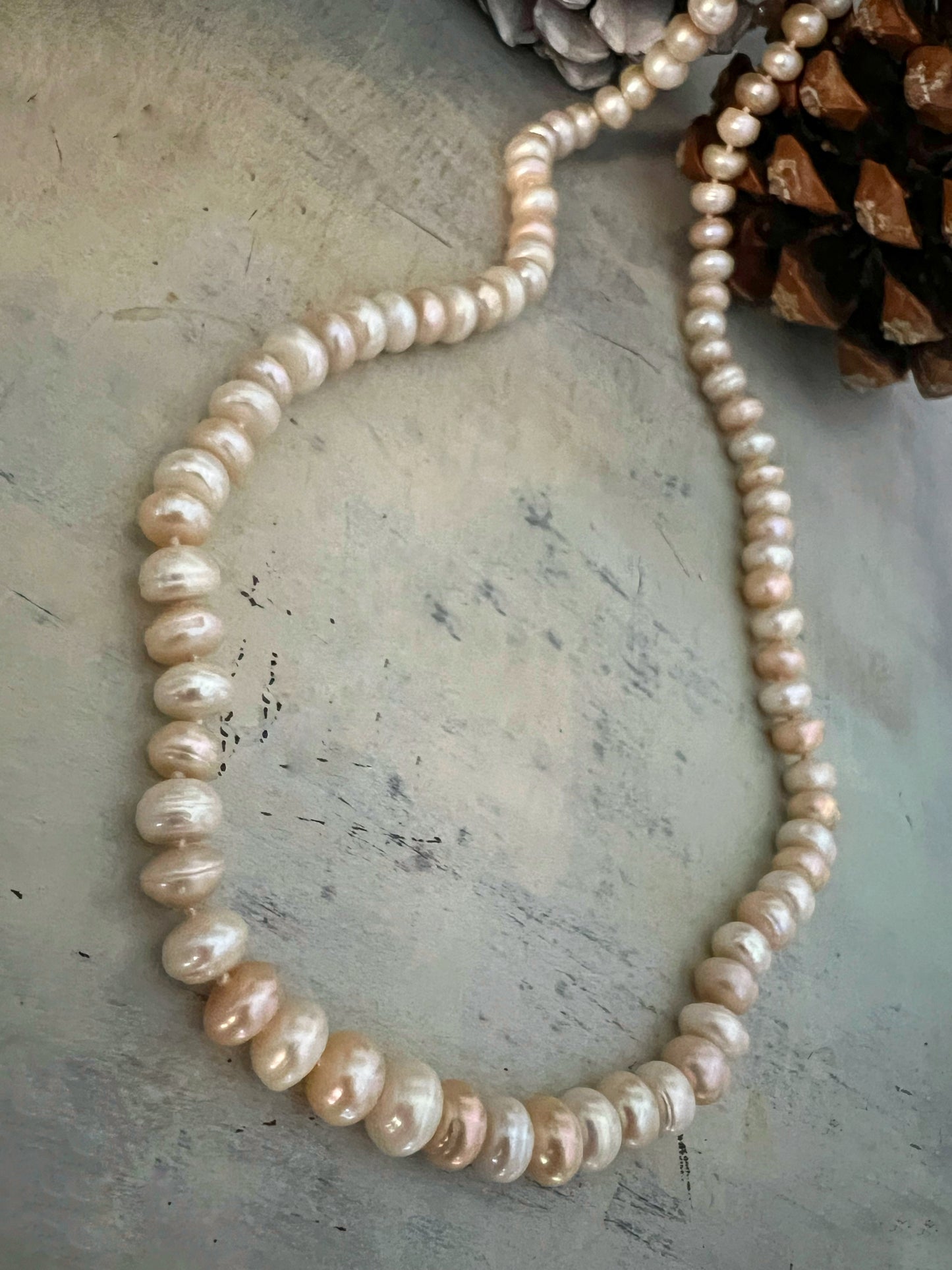 Collar de Perlas Botón